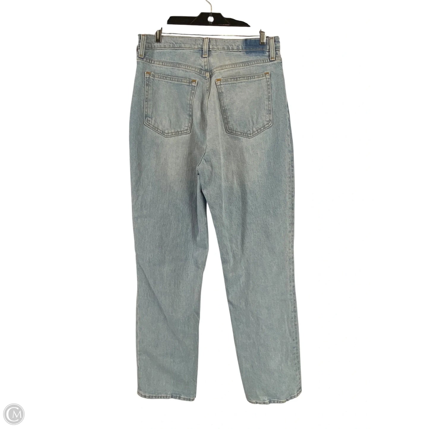 Jeans Straight By Abercrombie And Fitch In Blue Denim, Size: 12