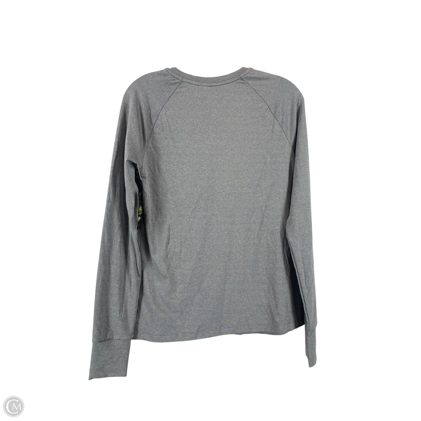 Athletic Top Long Sleeve Crewneck By Athletic Works In Grey, Size: M