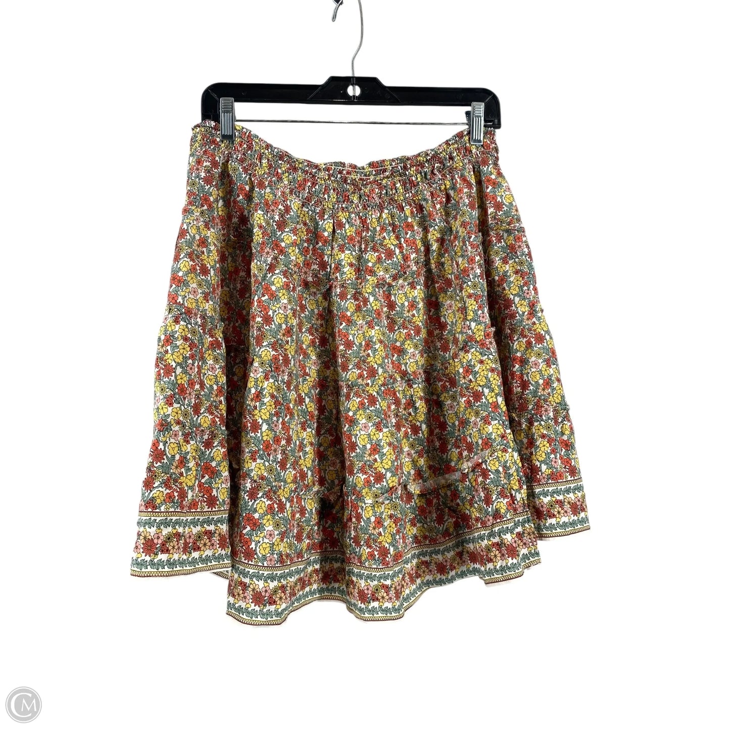 Skirt Mini & Short By Max Studio In Floral Print, Size: Xl