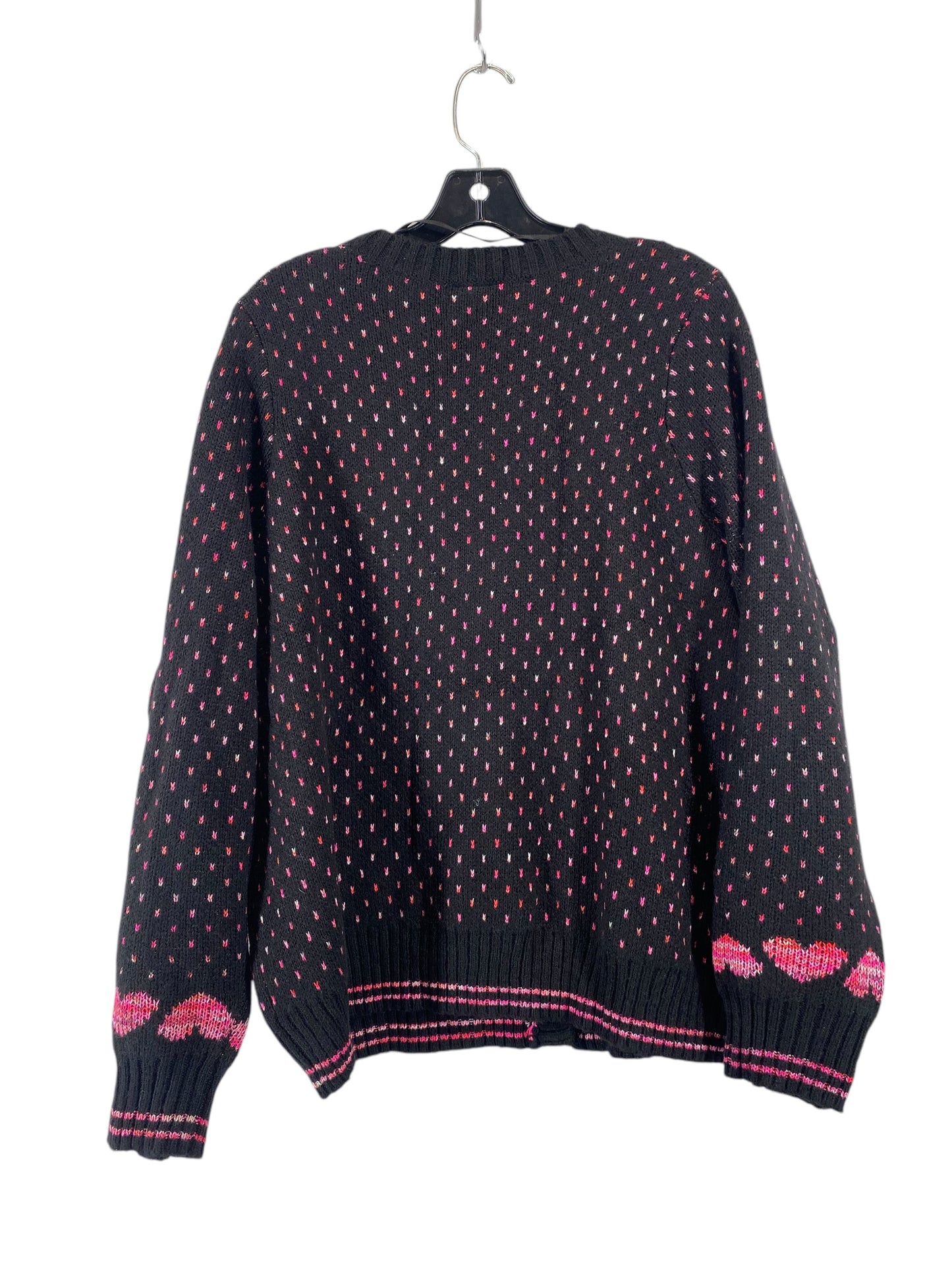 Cardigan By Torrid In Black & Pink, Size: 2