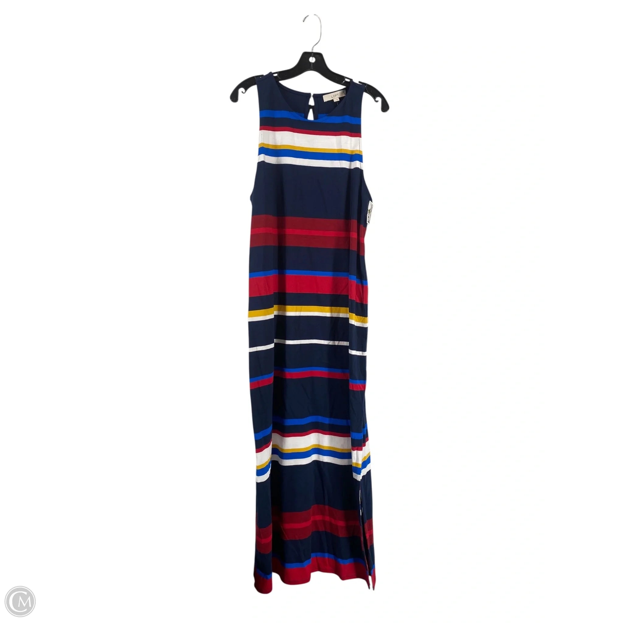 Dress Casual Maxi By Loft In Navy, Size: L – Clothes Mentor Fort Worth  Alliance TX #186