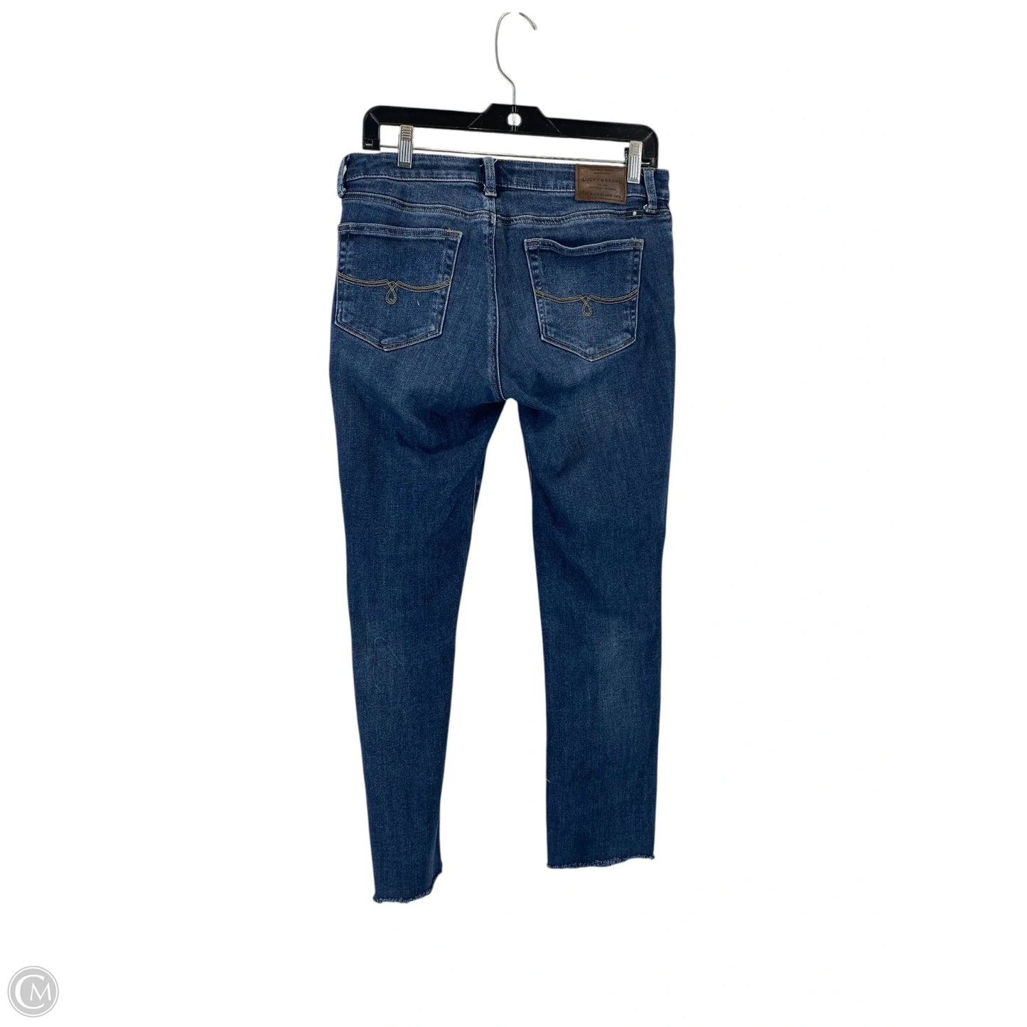 Jeans Skinny By Lucky Brand In Blue Denim, Size: 8