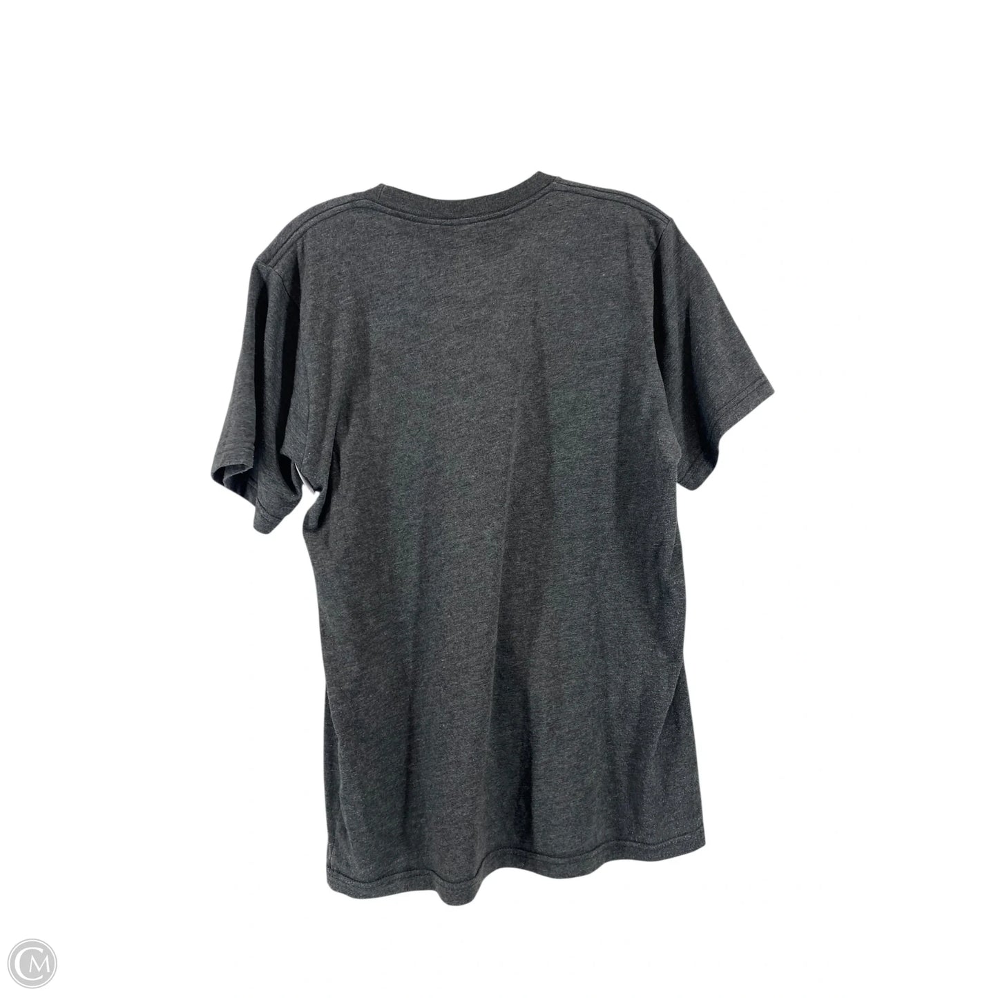 Top Short Sleeve Basic By Clothes Mentor In Grey, Size: M