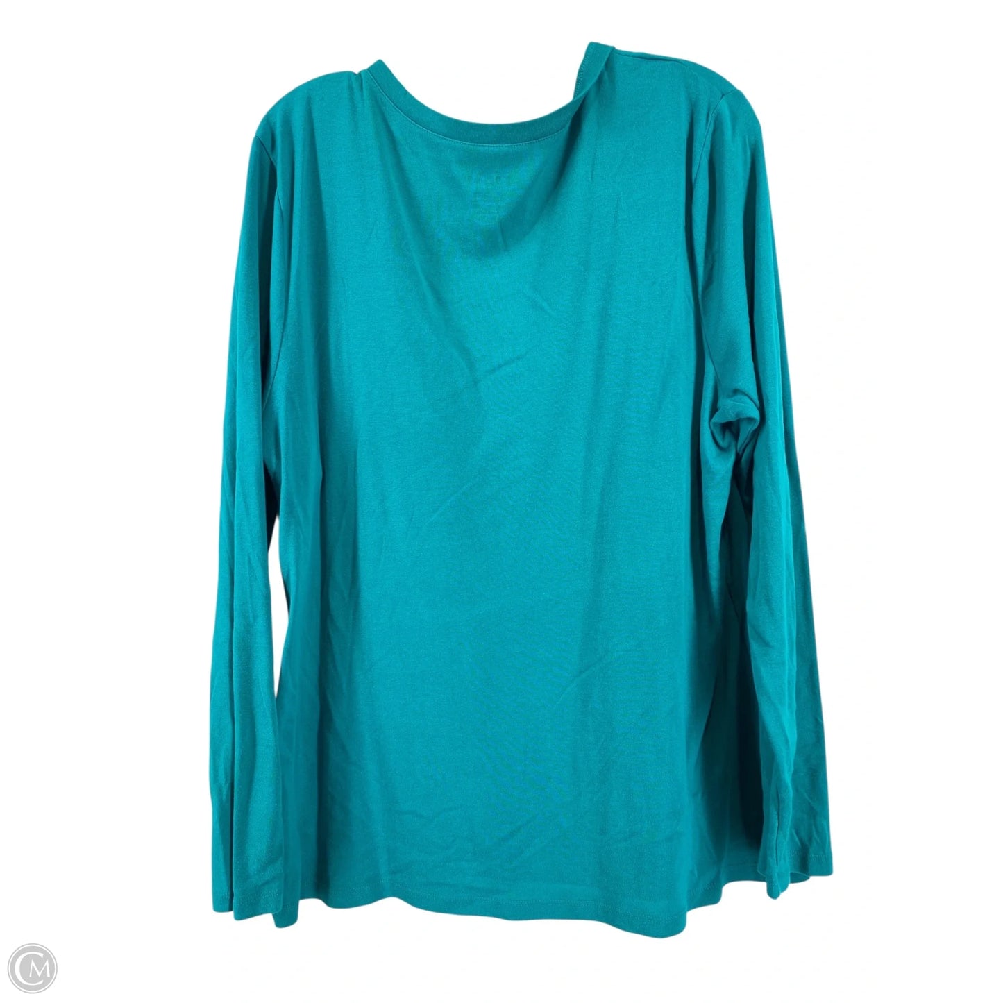 Top Long Sleeve By Clothes Mentor In Green, Size: Xxl