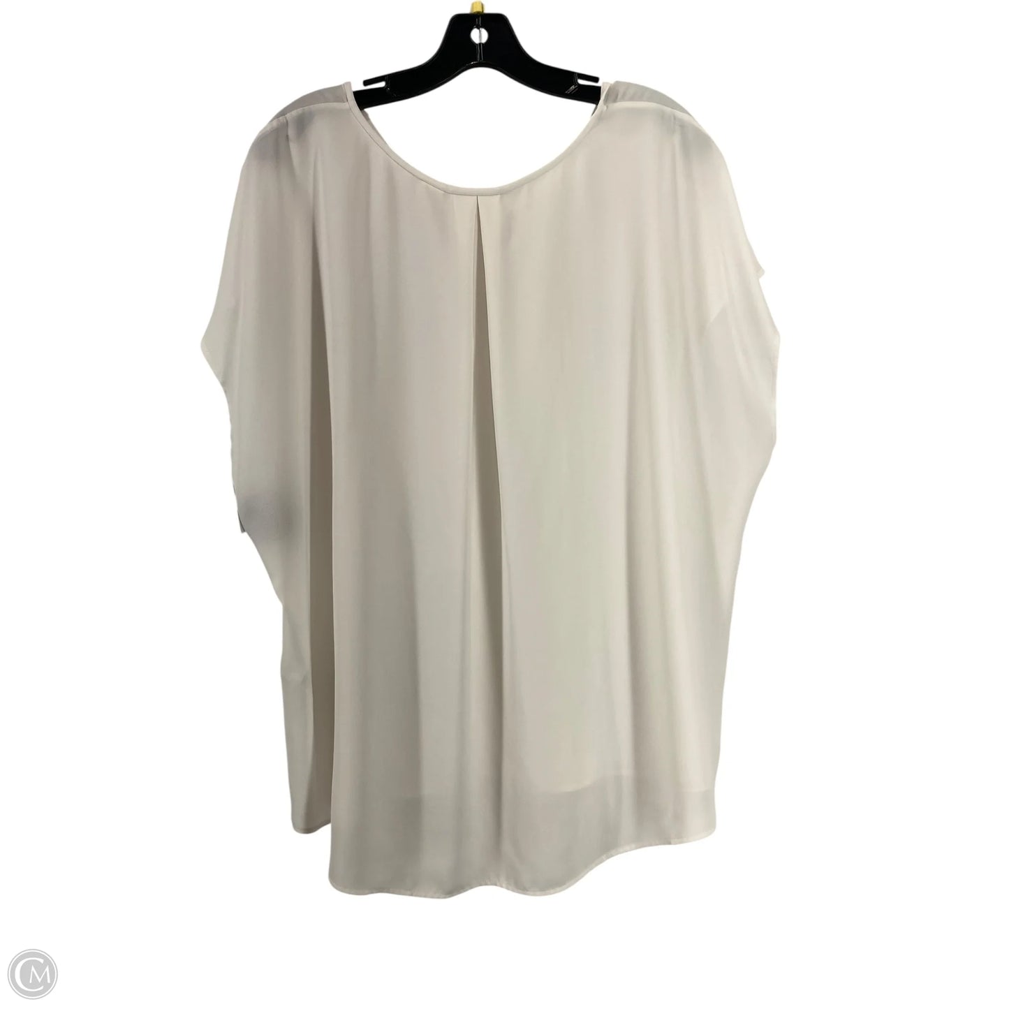 Top Short Sleeve By Chicos In White, Size: L