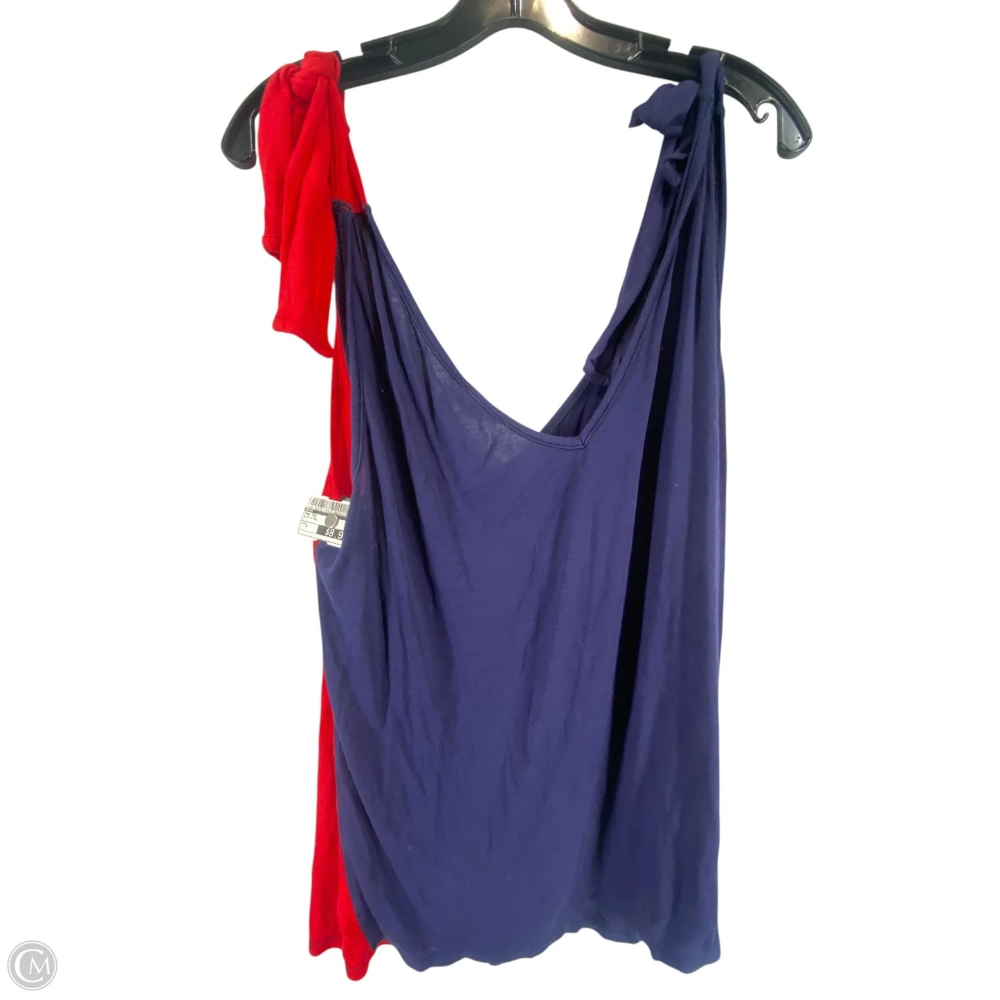 Tank Top By Bibi In Blue & Red, Size: L