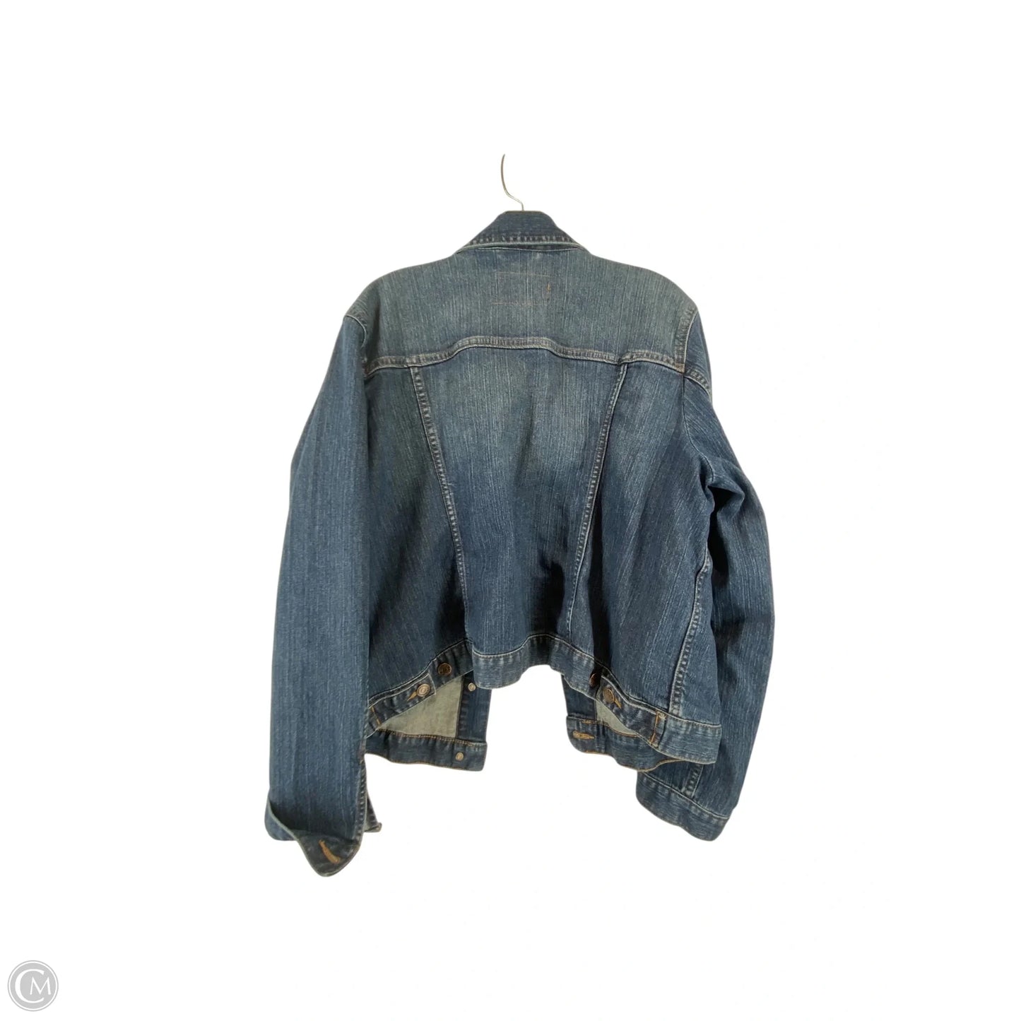 Jacket Denim By Banana Republic In Blue Denim, Size: Xl
