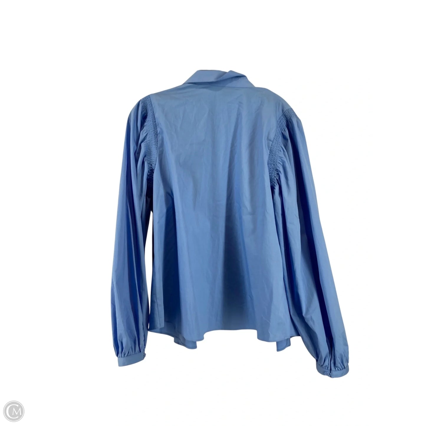 Top Long Sleeve By Worthington In Blue, Size: L
