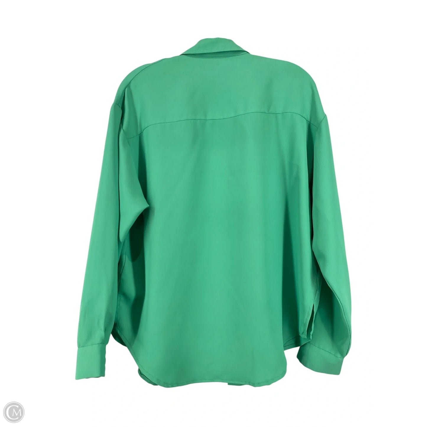 Top Long Sleeve By Express In Green, Size: Xs