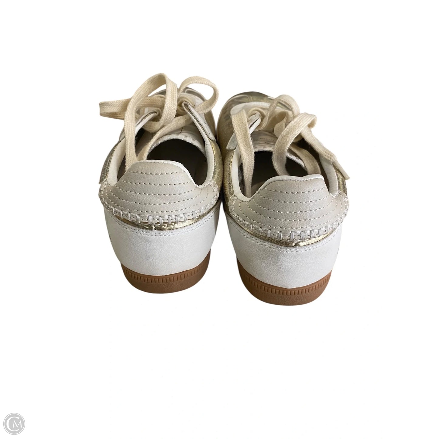 Shoes Sneakers By Vintage Havana In Gold, Size: 8