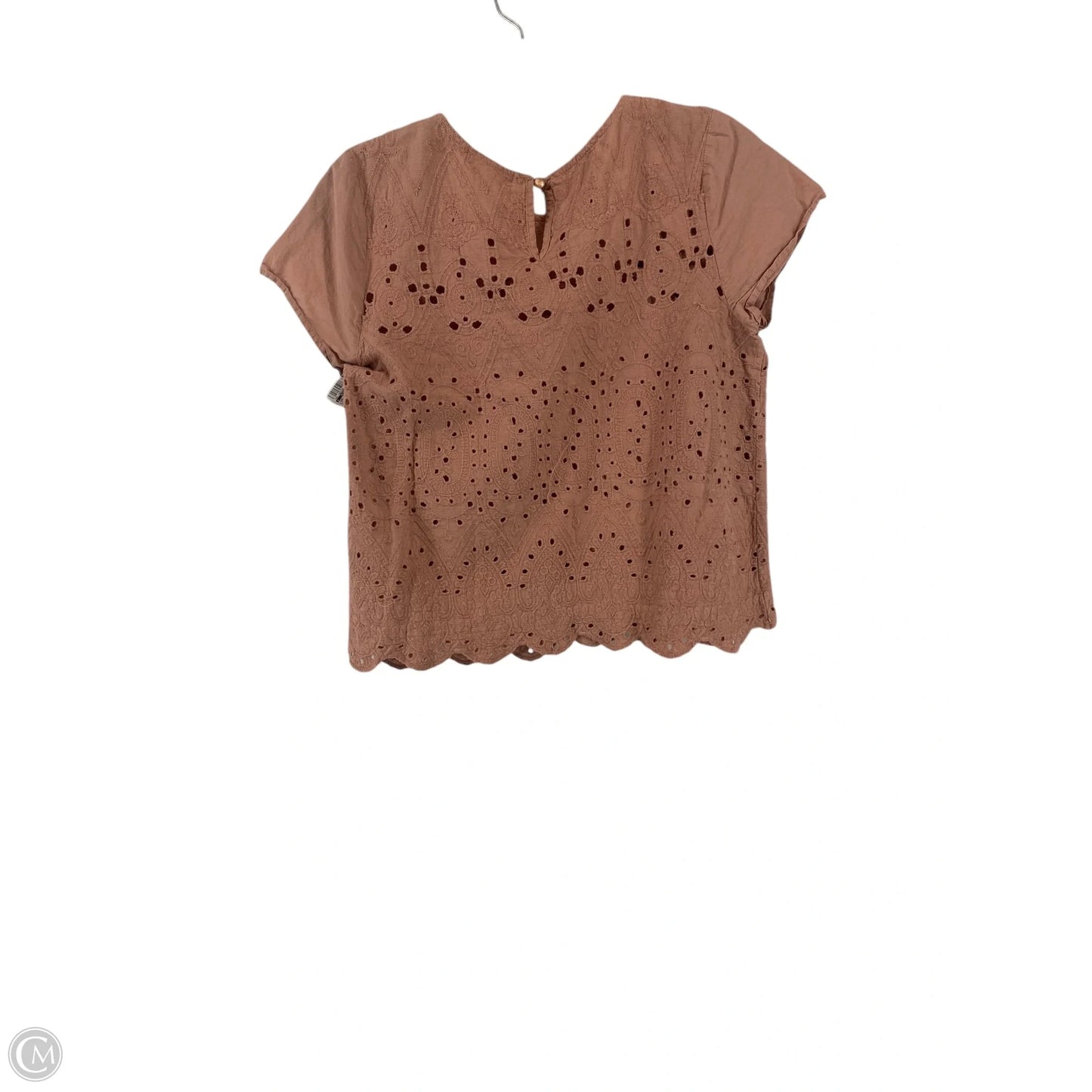 Top Short Sleeve By Clothes Mentor In Mauve, Size: L