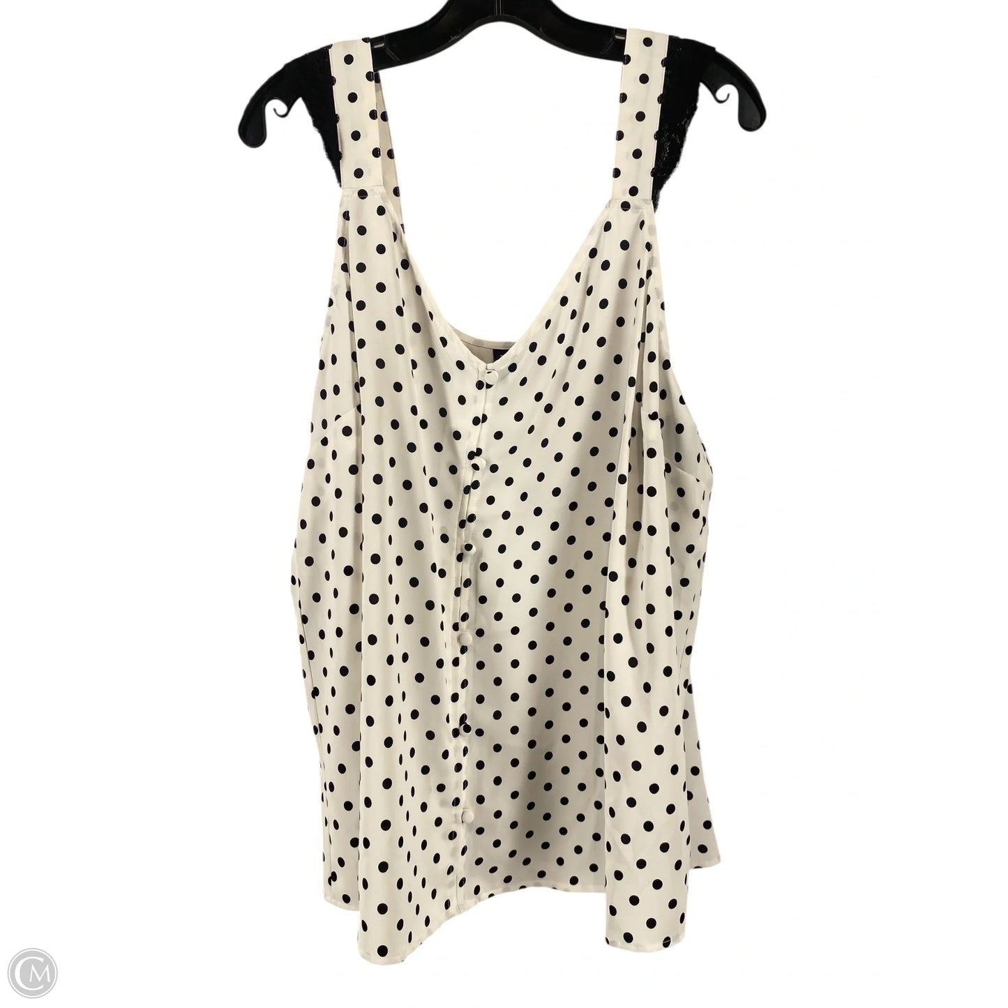 Top Sleeveless By Torrid In Polkadot Pattern, Size: 1x