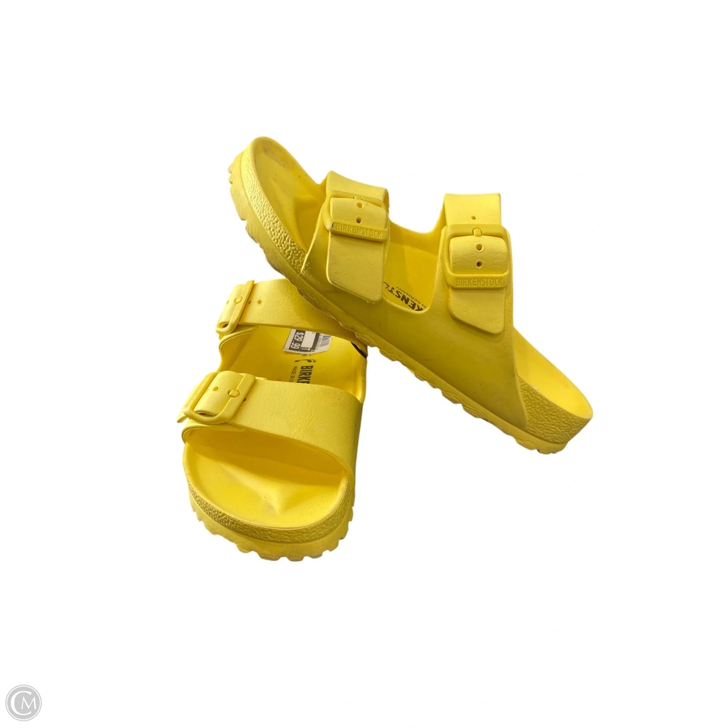 Sandals Flats By Birkenstock In Yellow, Size: 6