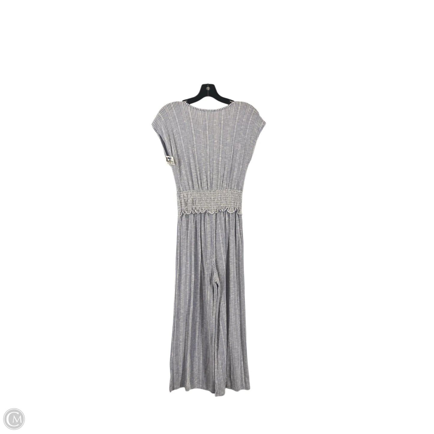 Jumpsuit By Caution To The Wind In Blue & White, Size: L
