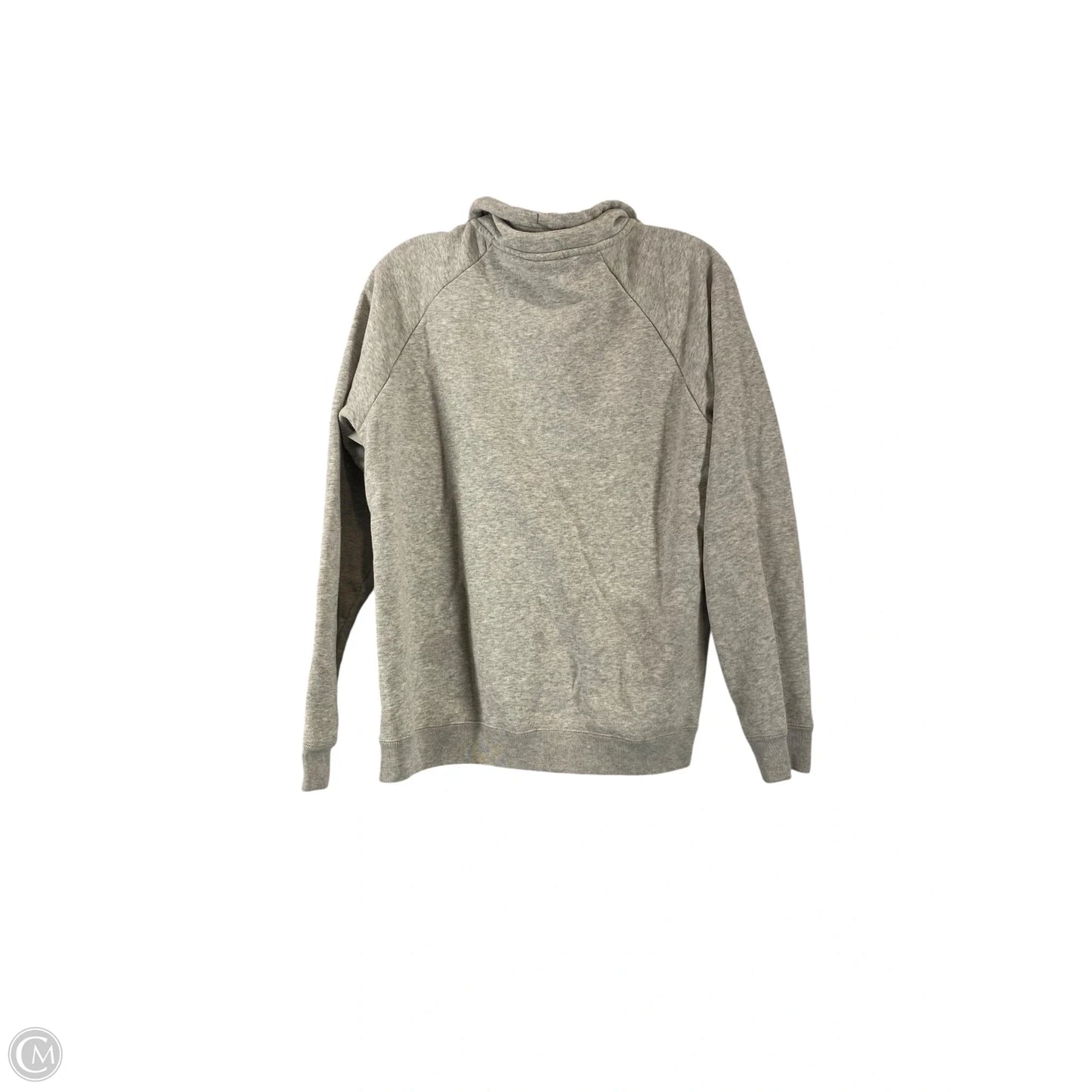 Athletic Jacket By Nike In Grey, Size: M