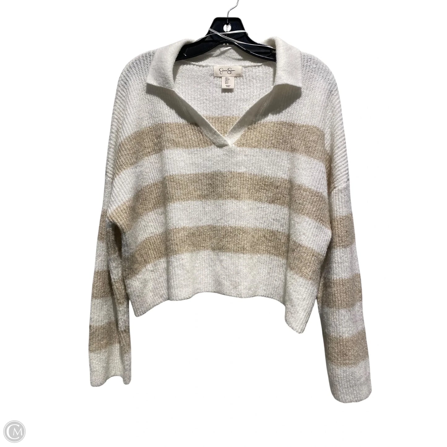 Sweater By Jessica Simpson In Striped Pattern, Size: S