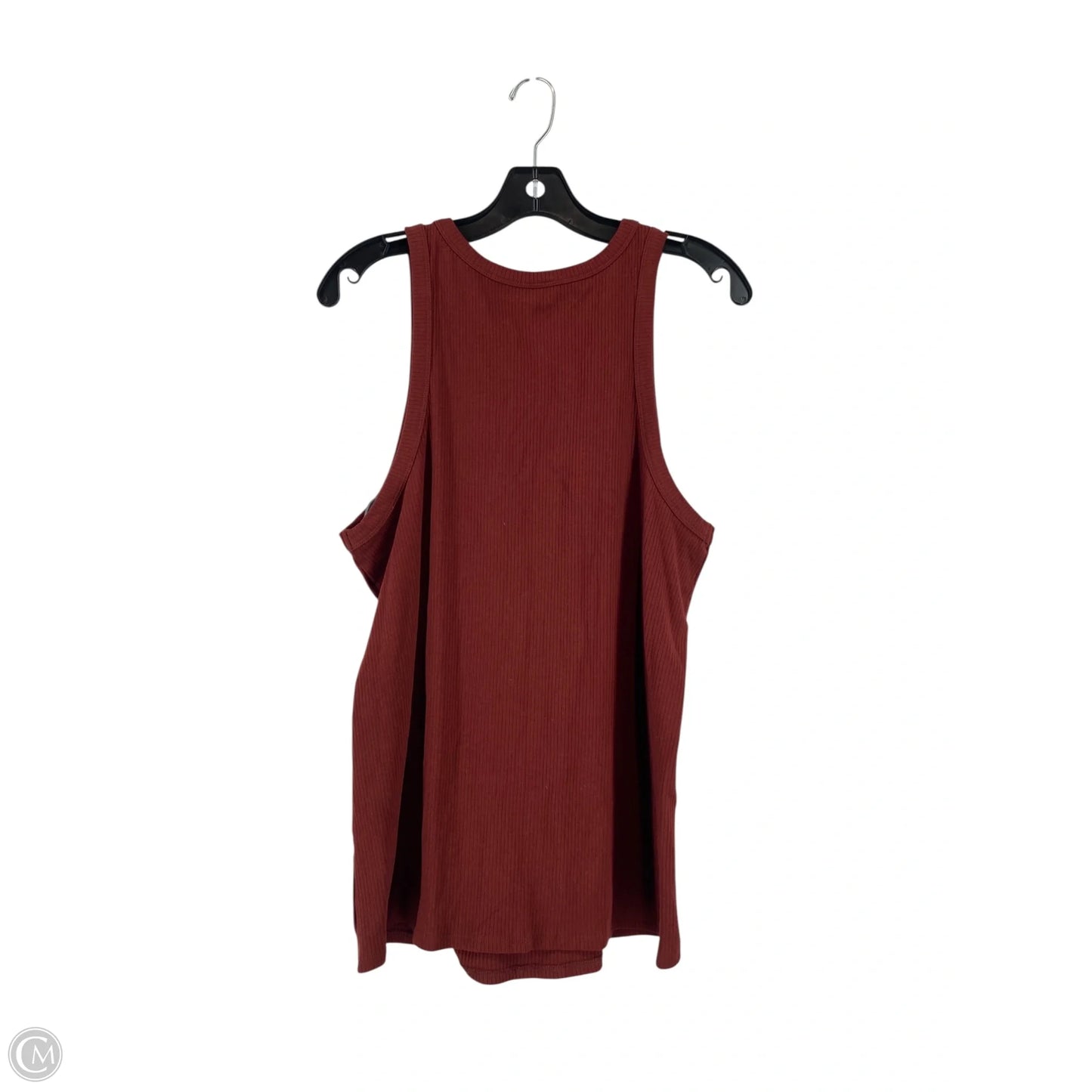 Top Sleeveless By Maurices In Maroon, Size: 2x