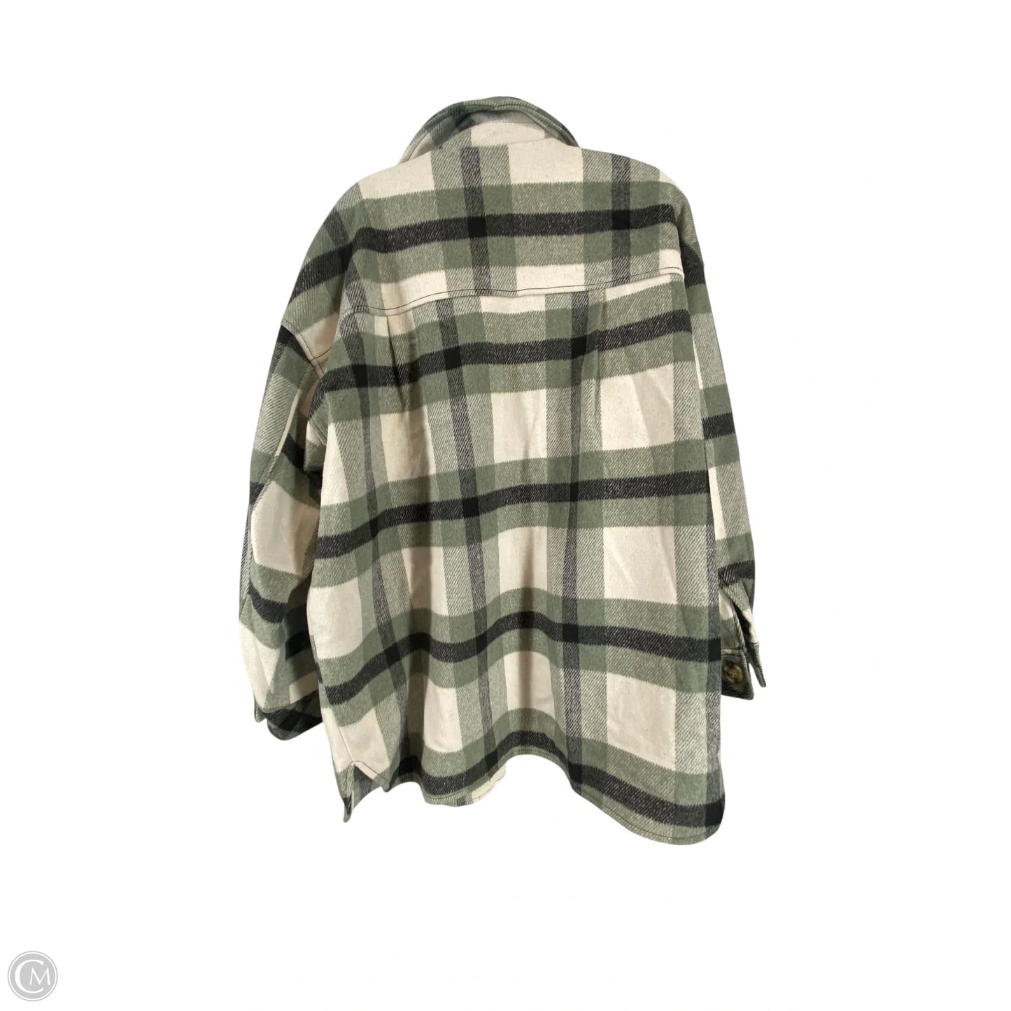 Jacket Fleece By Clothes Mentor In Green, Size: Xl