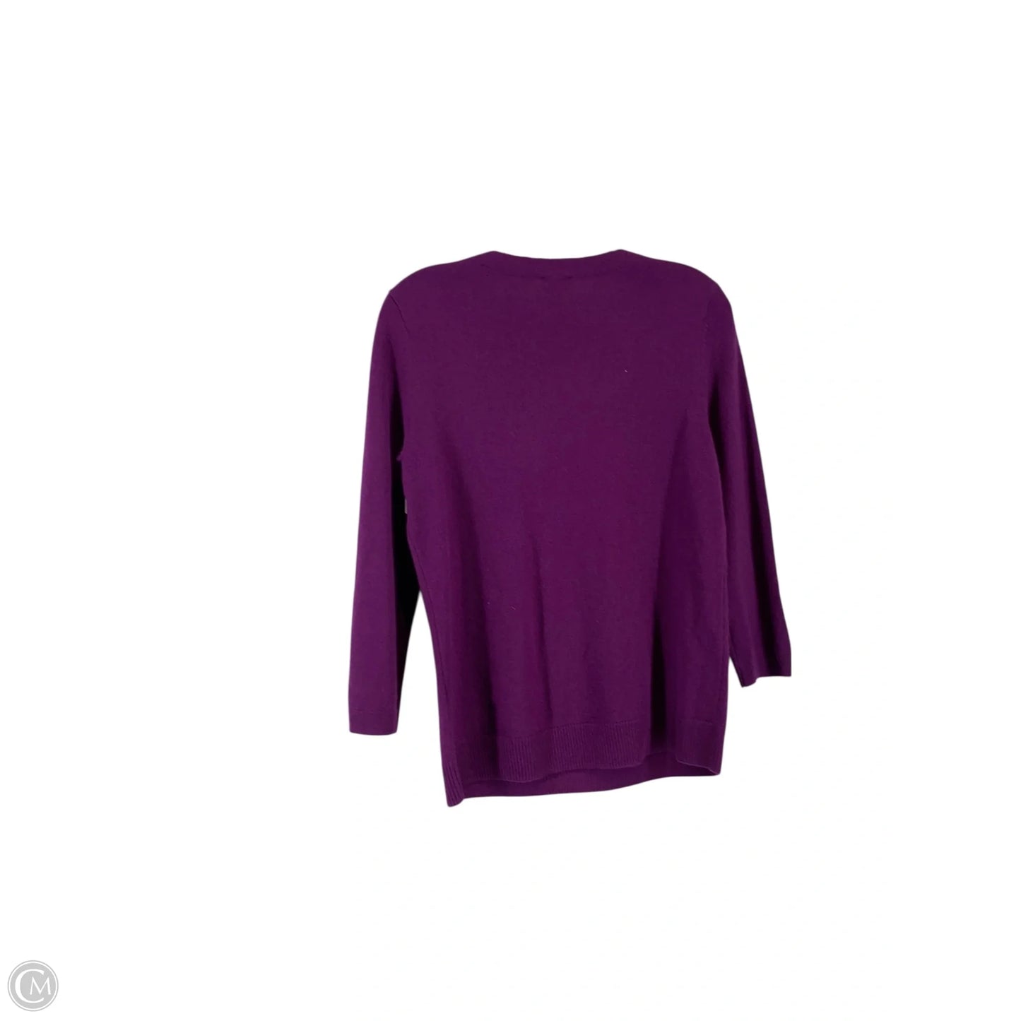 Top Long Sleeve By Talbots In Purple, Size: M