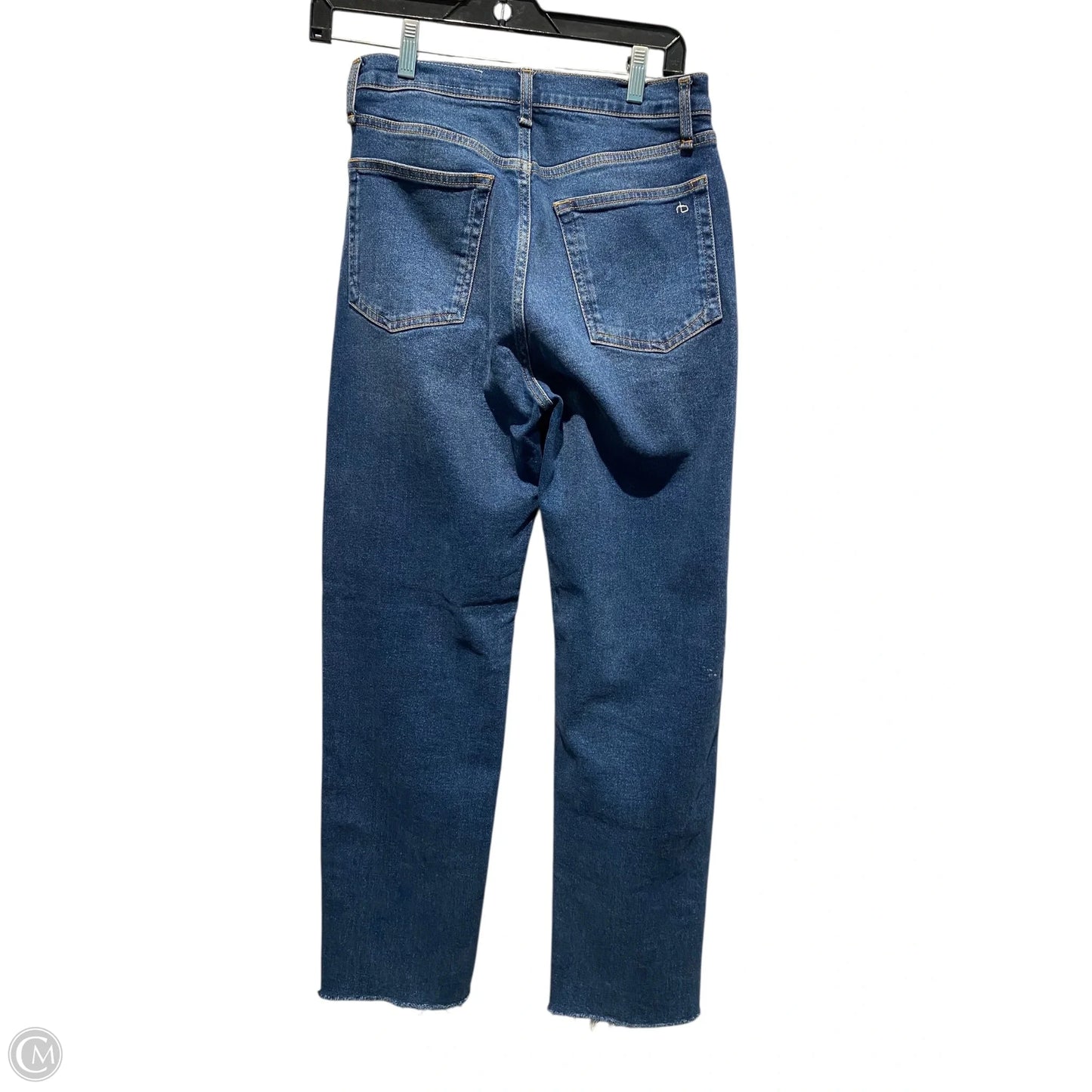 Jeans Straight By Rag And Bone In Blue Denim, Size: 26
