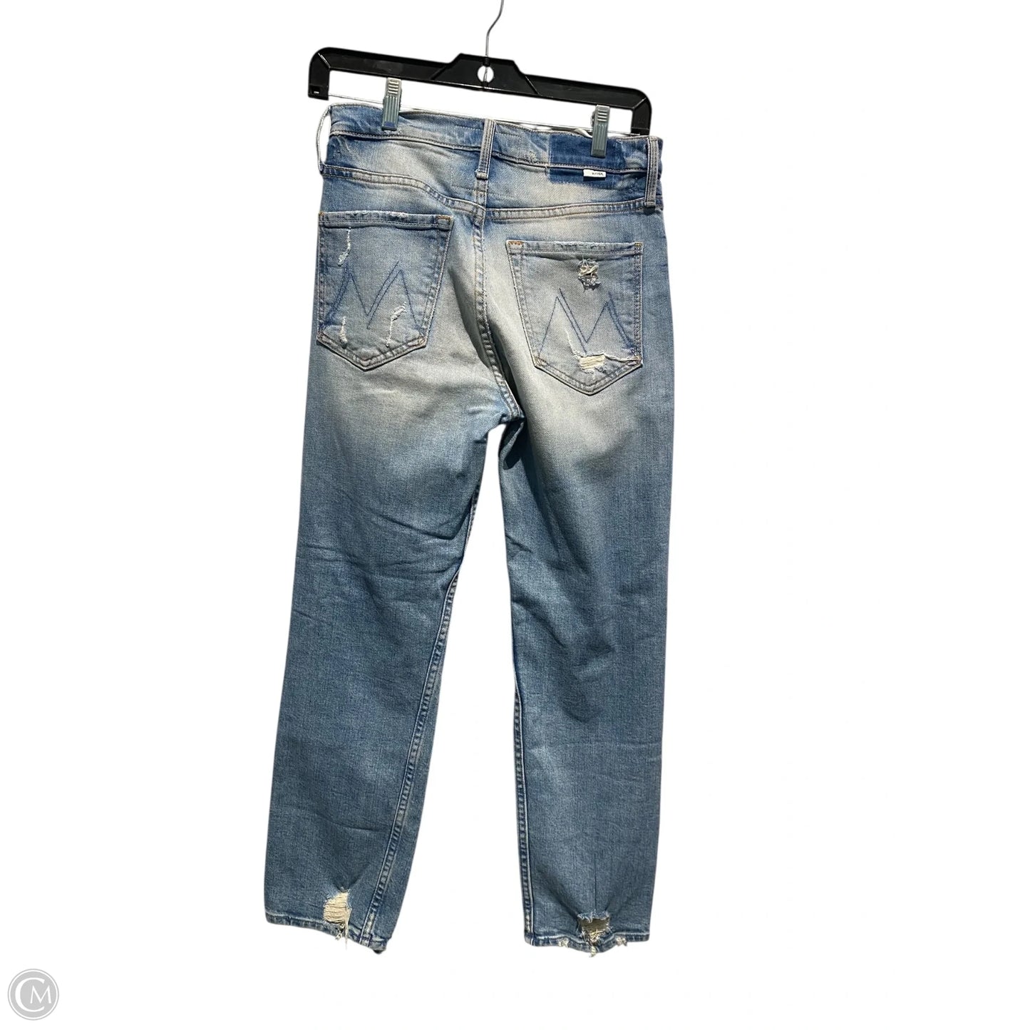 Jeans Straight By Mother In Blue Denim, Size: 26
