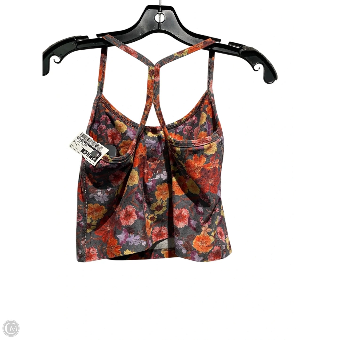 Athletic Bra By Beyond Yoga In Floral Print, Size: M