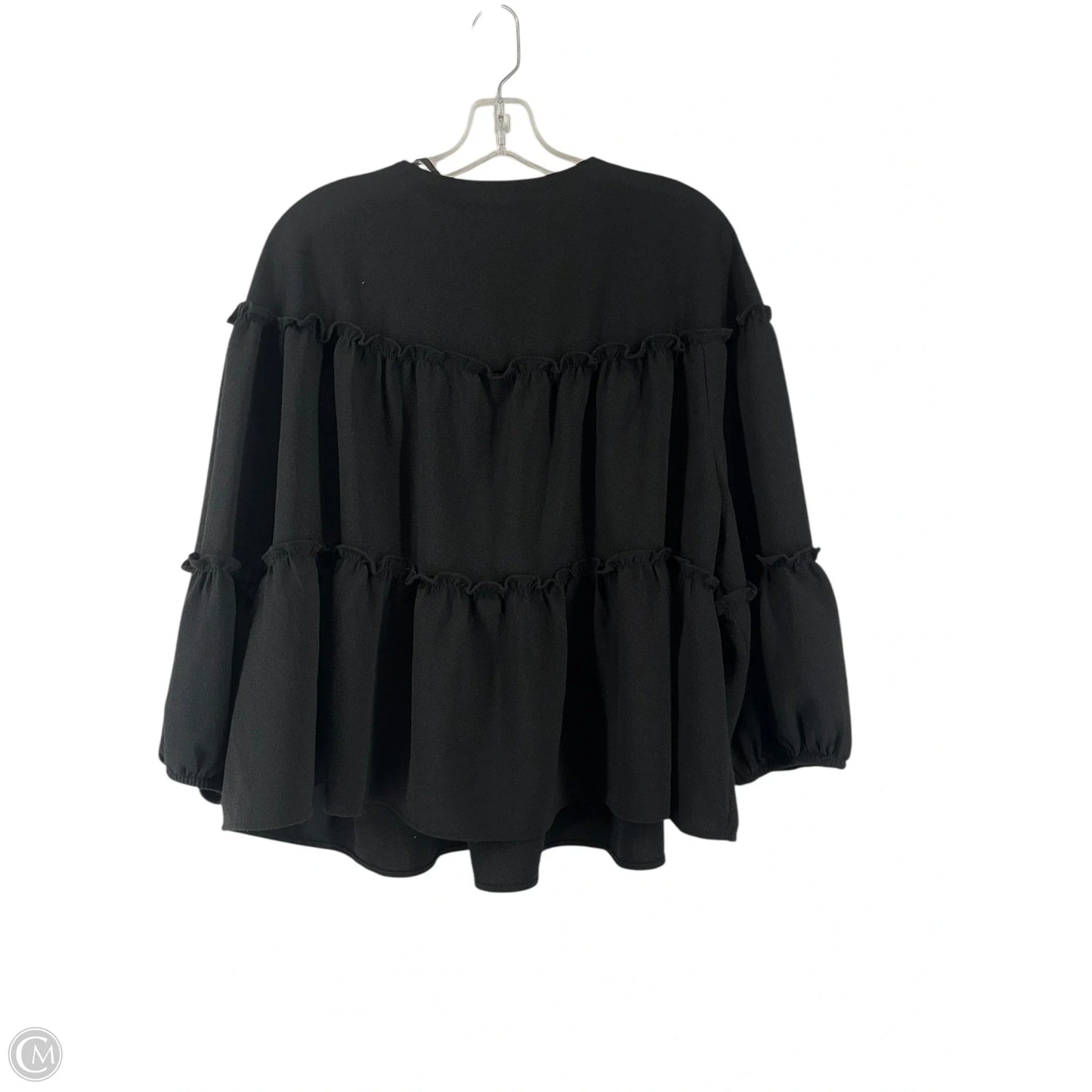 Top Long Sleeve By Marc New York In Black, Size: L