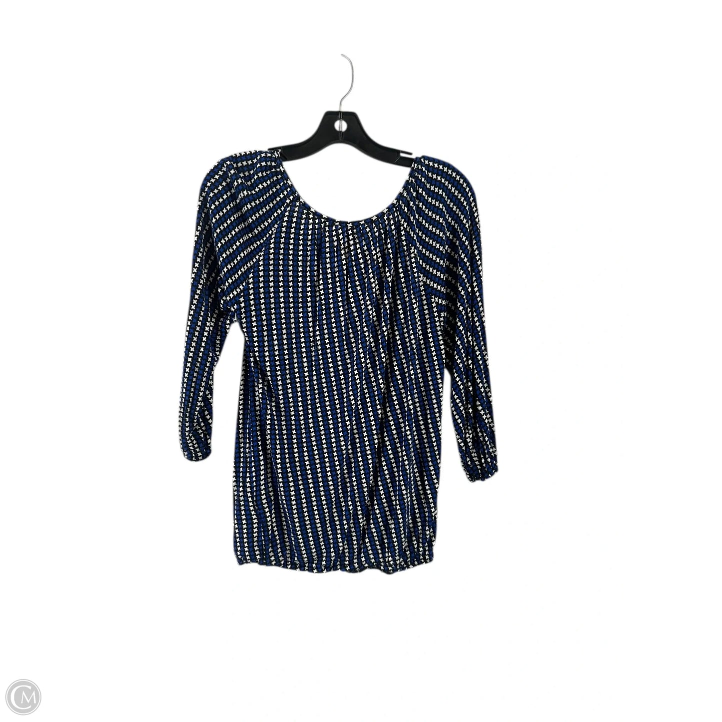 Top Long Sleeve By Michael By Michael Kors In Blue, Size: Xs