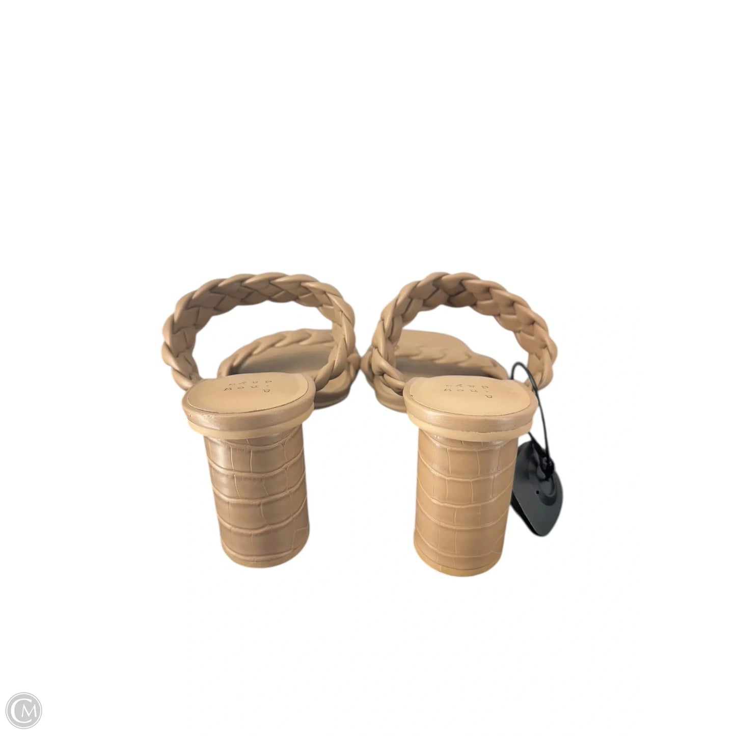 Sandals Heels Block By A New Day In Brown, Size: 9