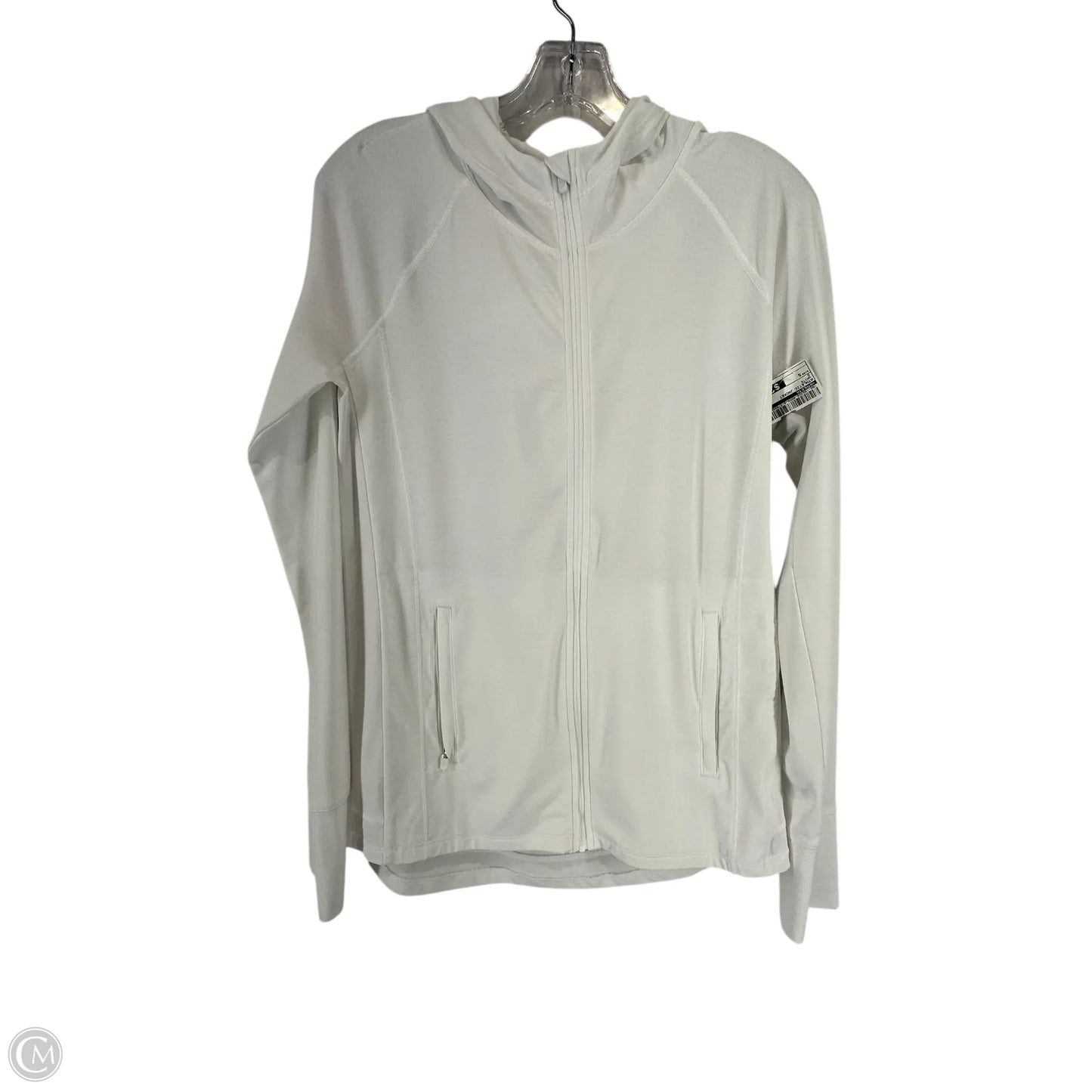 Athletic Jacket By Athleta In White, Size: S