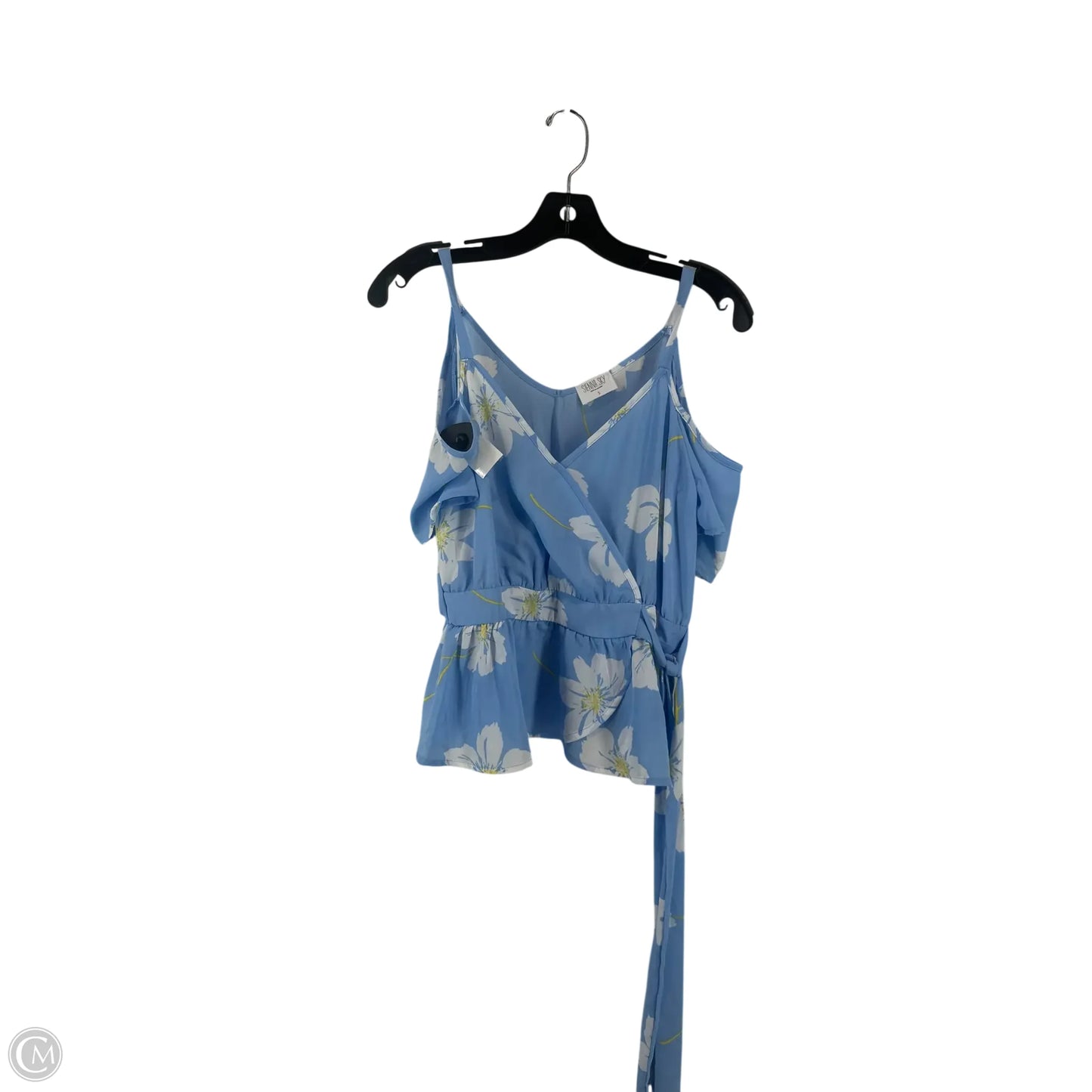 Top Sleeveless By Sienna Sky In Blue, Size: S