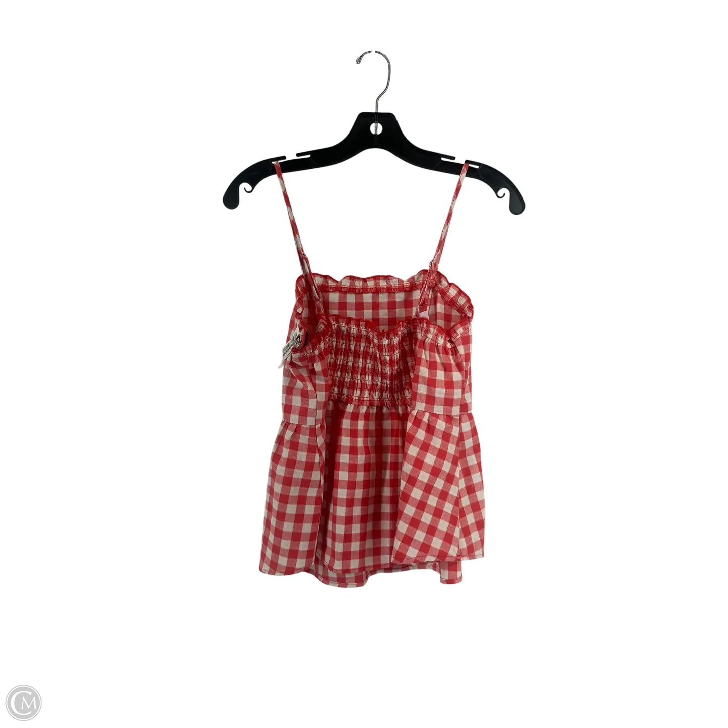 Top Sleeveless By Love On A Hanger In Red & White, Size: S