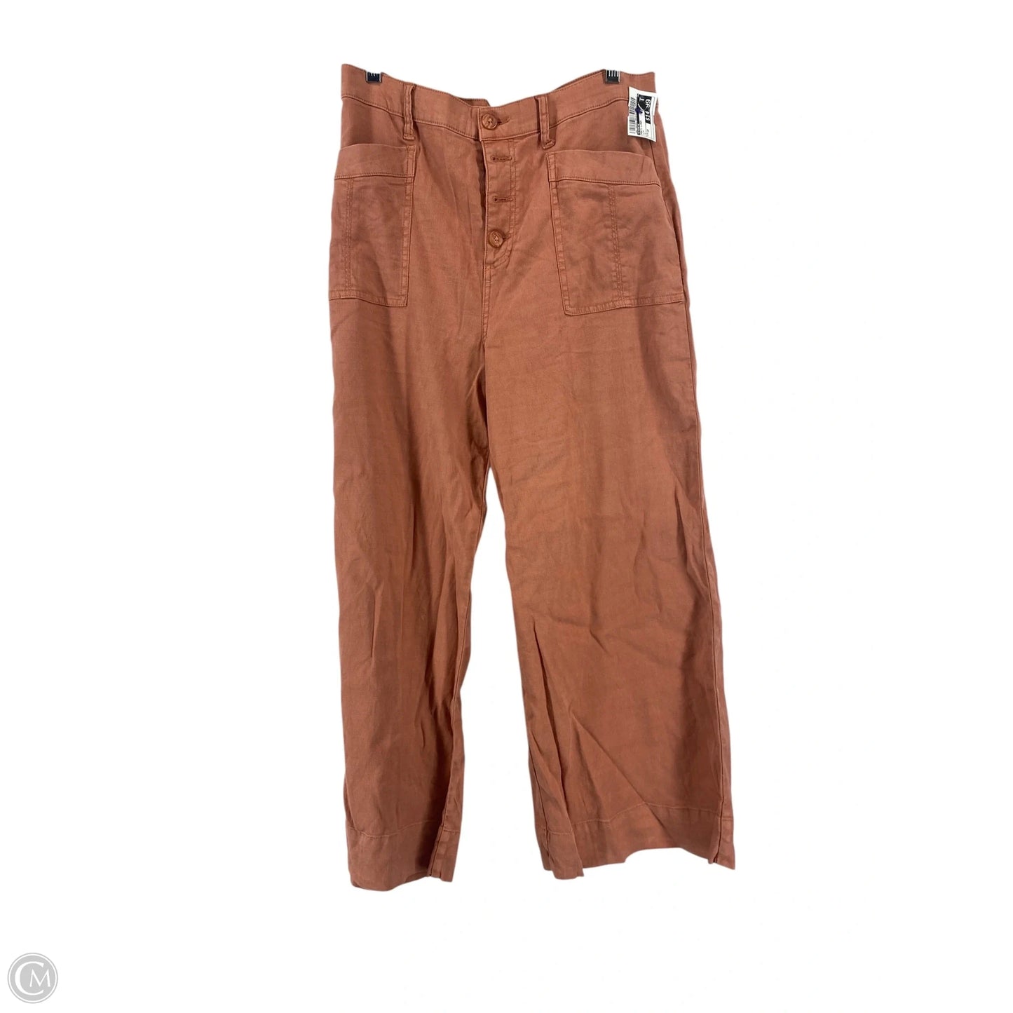 Pants Linen By Evereve In Pink, Size: 10
