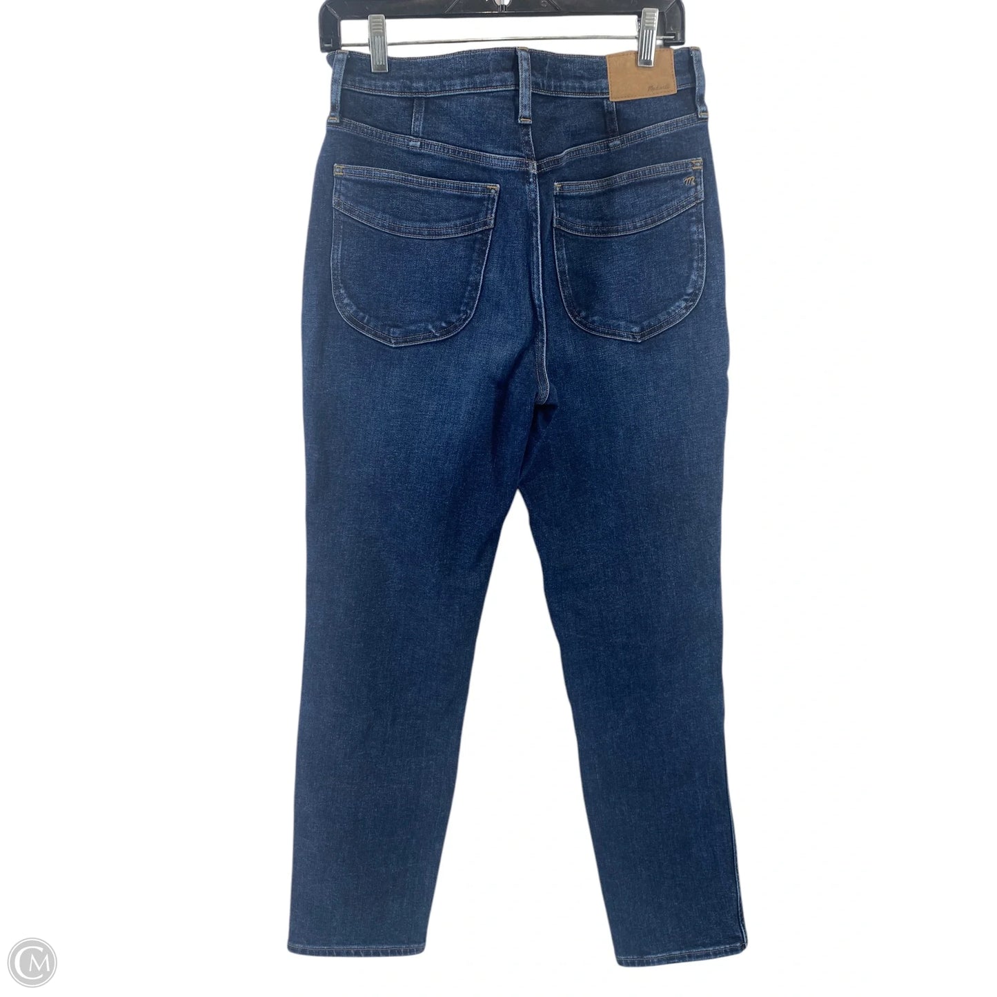 Jeans Straight By Madewell In Blue Denim, Size: 28