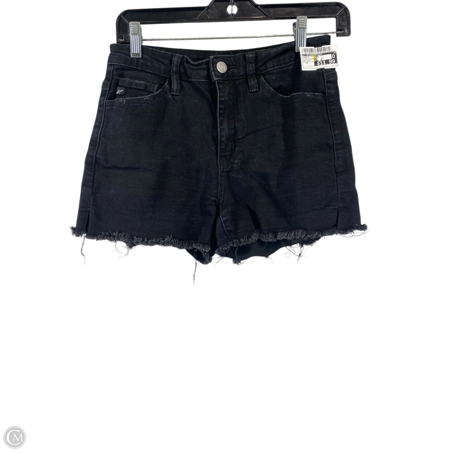 Shorts By Clothes Mentor In Black Denim, Size: M