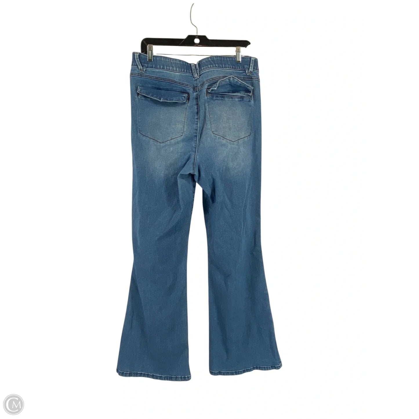 Jeans Wide Leg By Democracy In Blue Denim, Size: 14