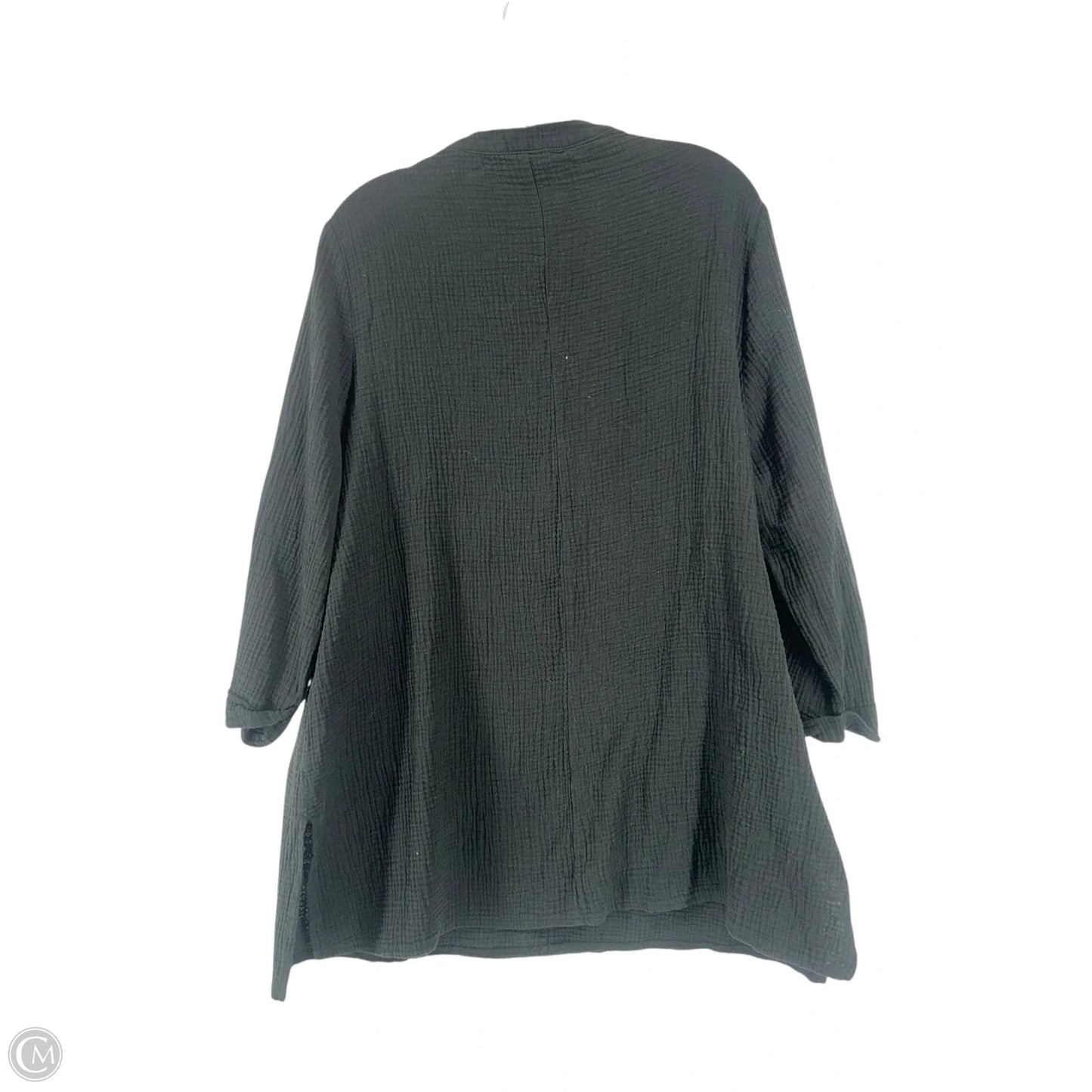 Top Long Sleeve By Cmc In Black, Size: L