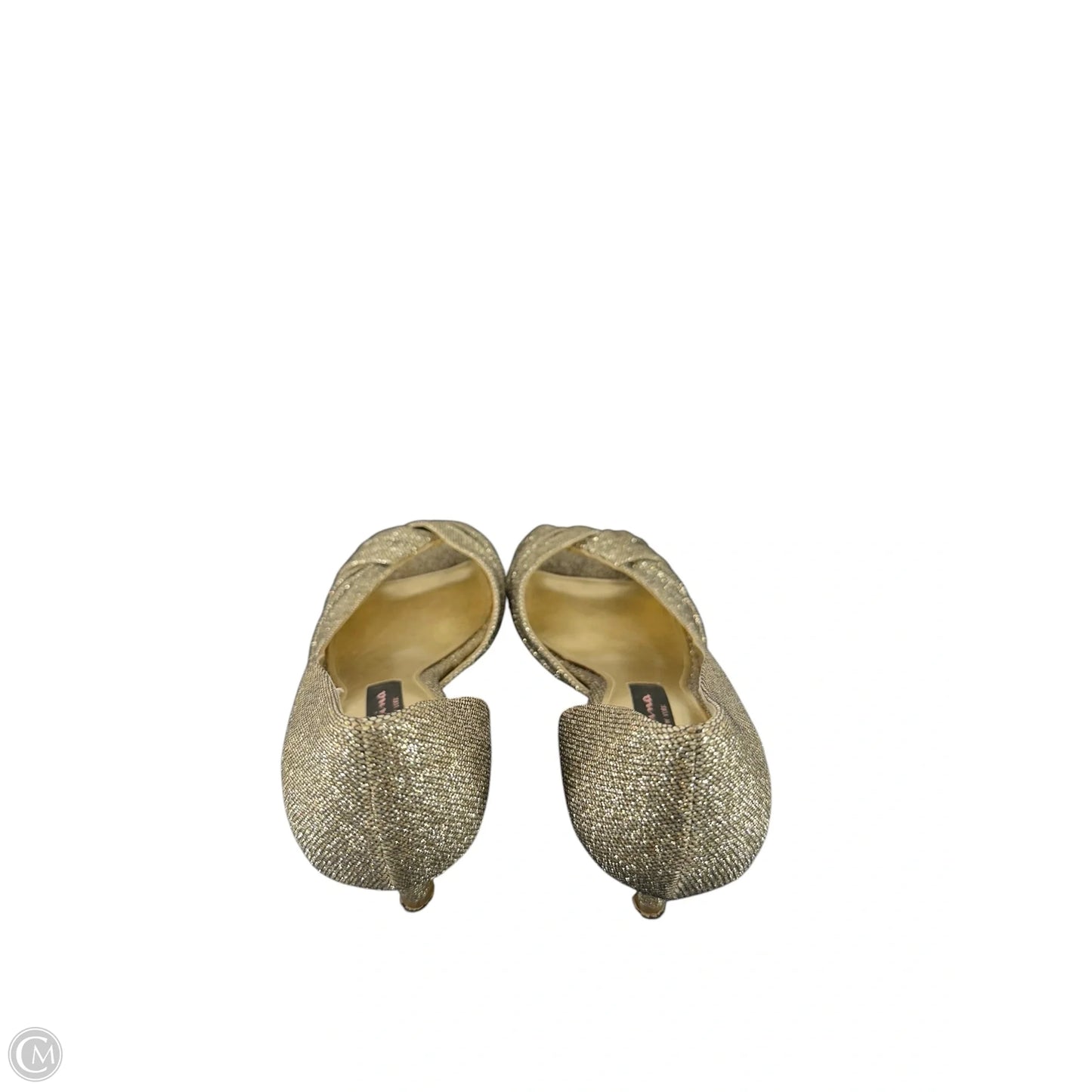 Shoes Heels Kitten By Nina In Gold, Size: 8