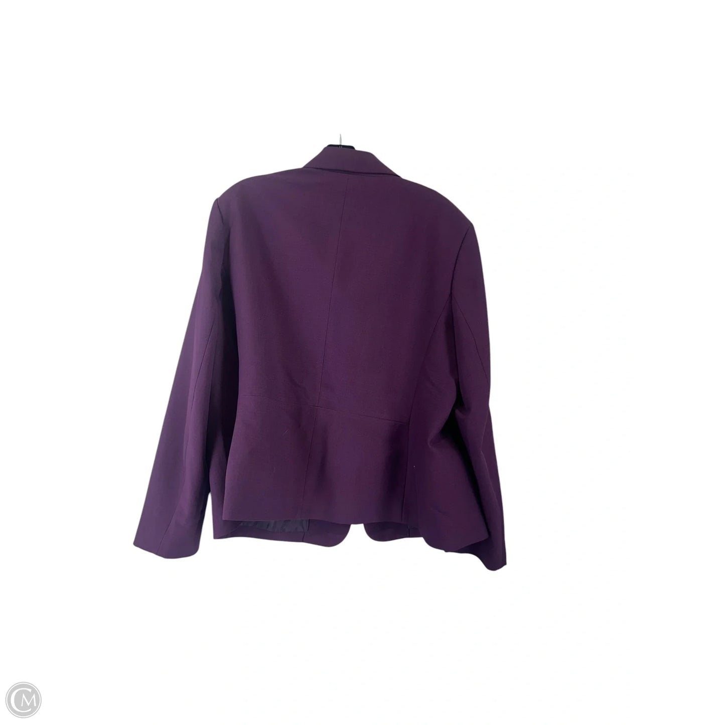 Blazer By Black Label In Purple, Size: 18