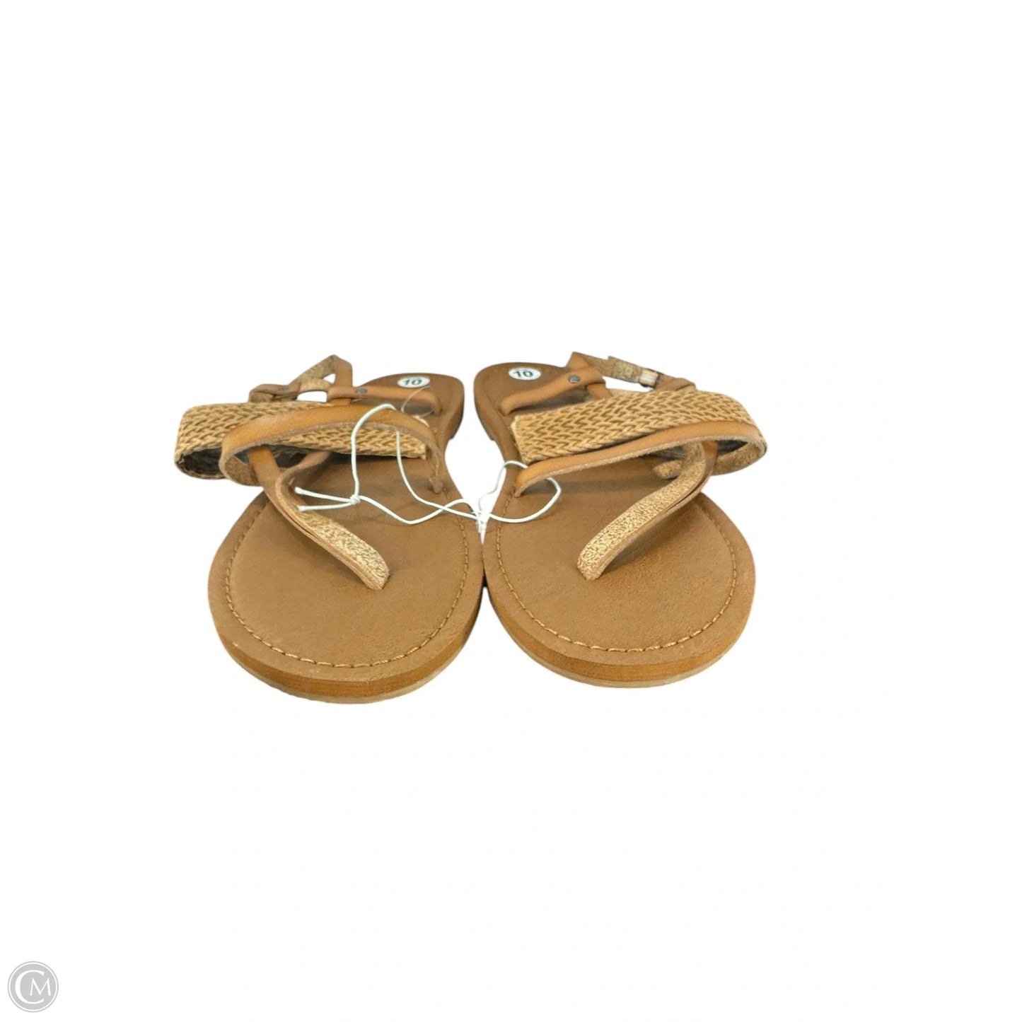 Sandals Flip Flops By Universal Thread In Beige, Size: 10