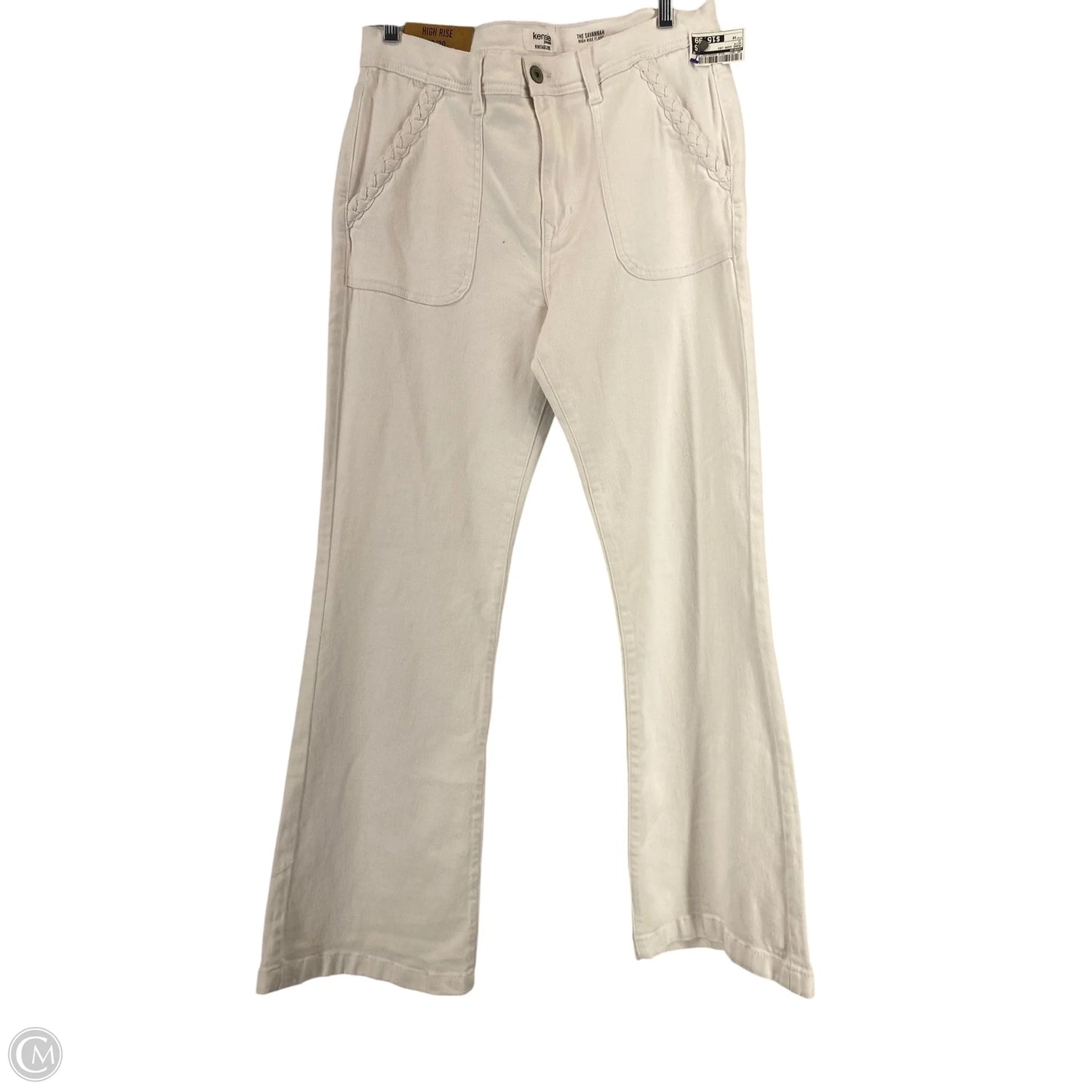 Jeans Wide Leg By Kensie In White, Size: 10