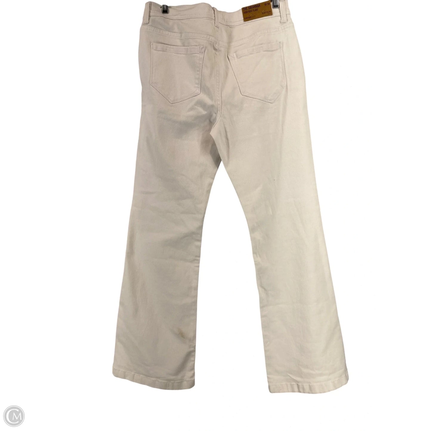 Jeans Wide Leg By Kensie In White, Size: 10