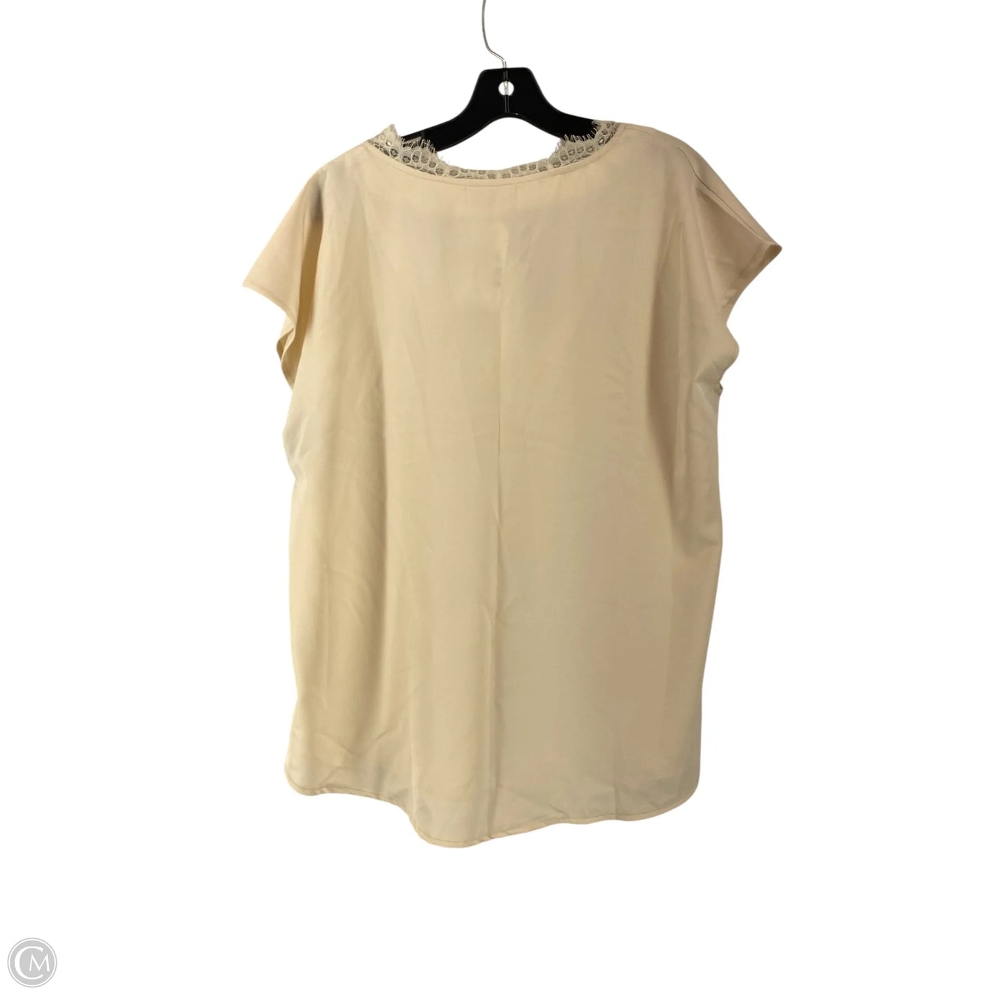 Top Sleeveless By Cmc In Cream, Size: Xl