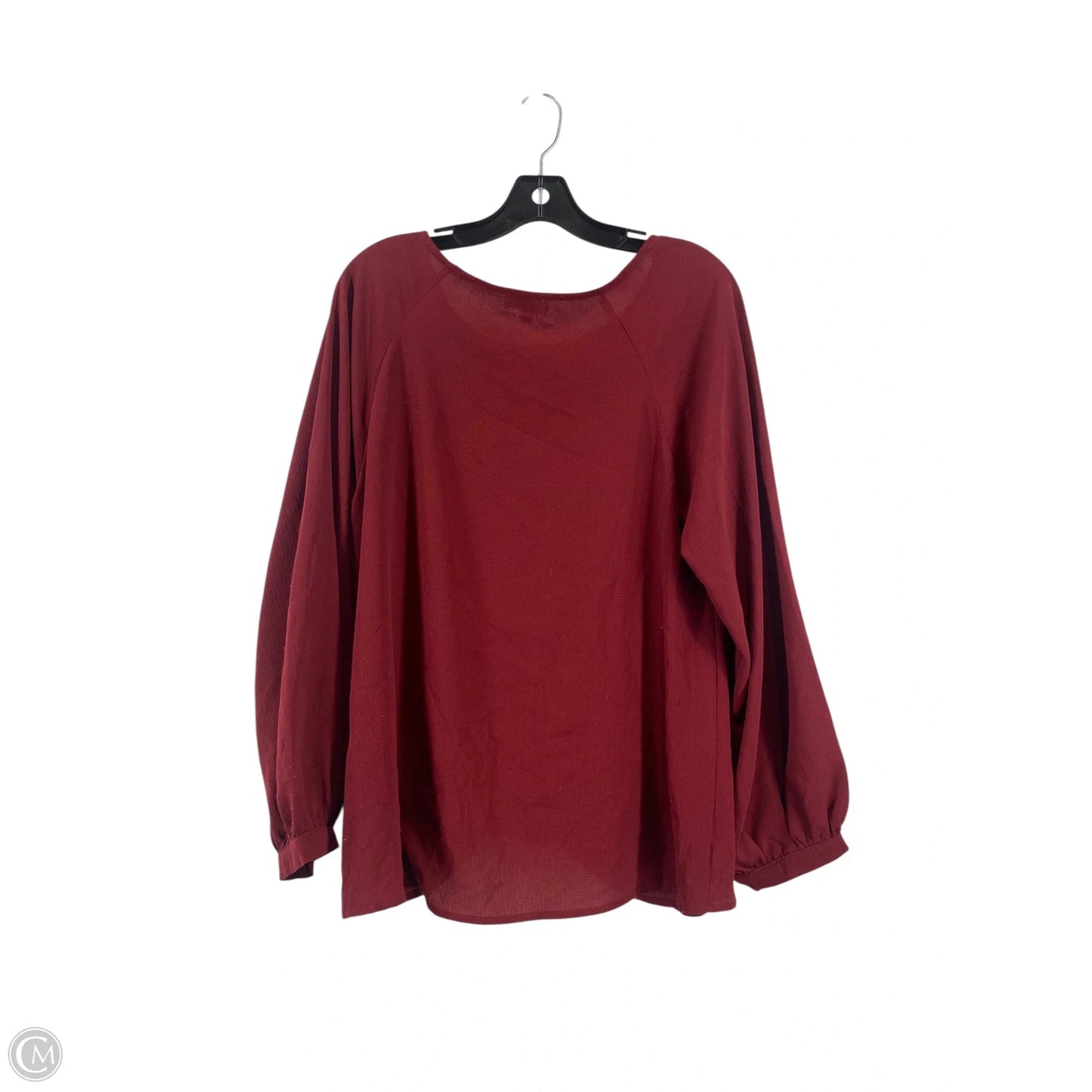 Top Long Sleeve By Umgee In Red, Size: M