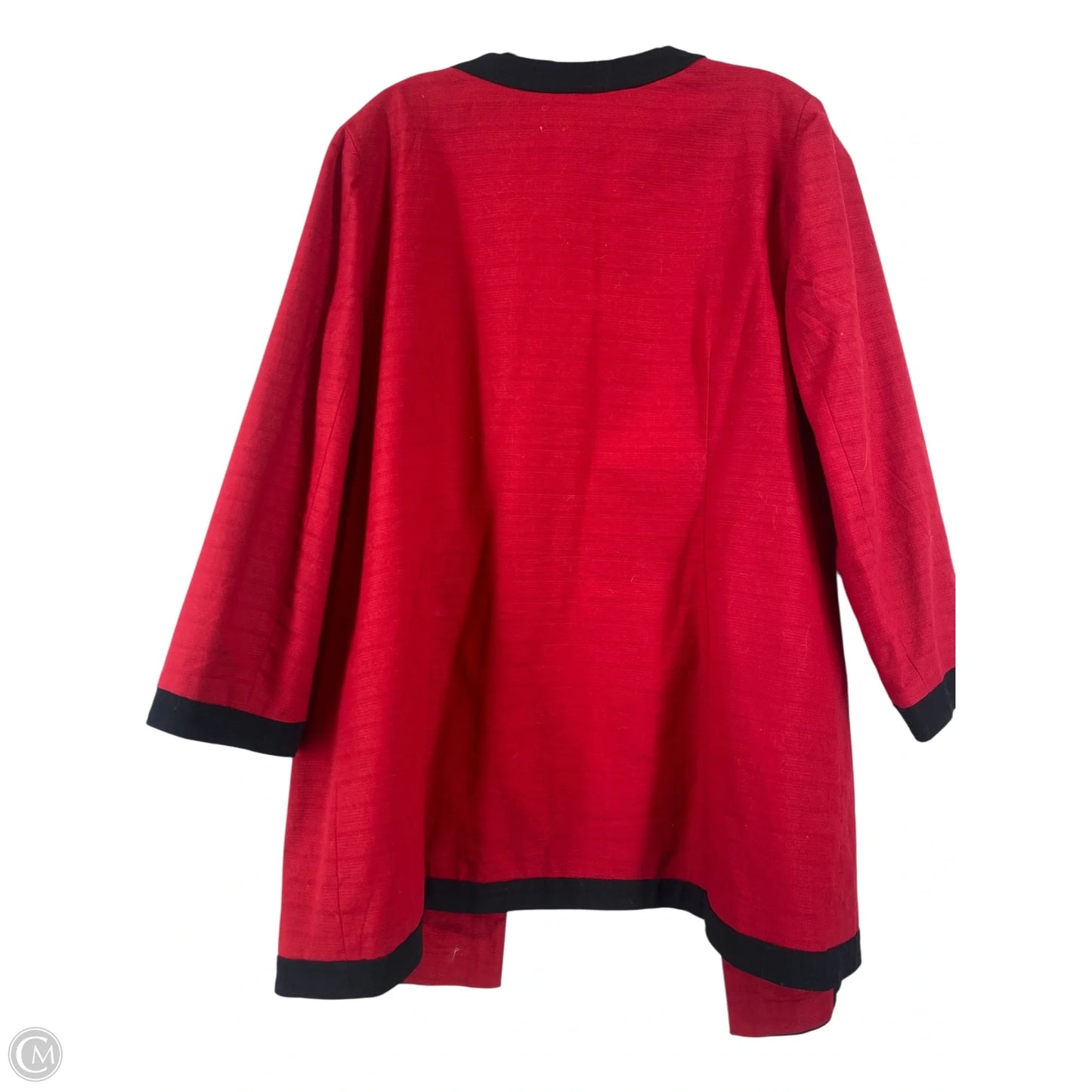 Blazer By Chicos In Red, Size: 2