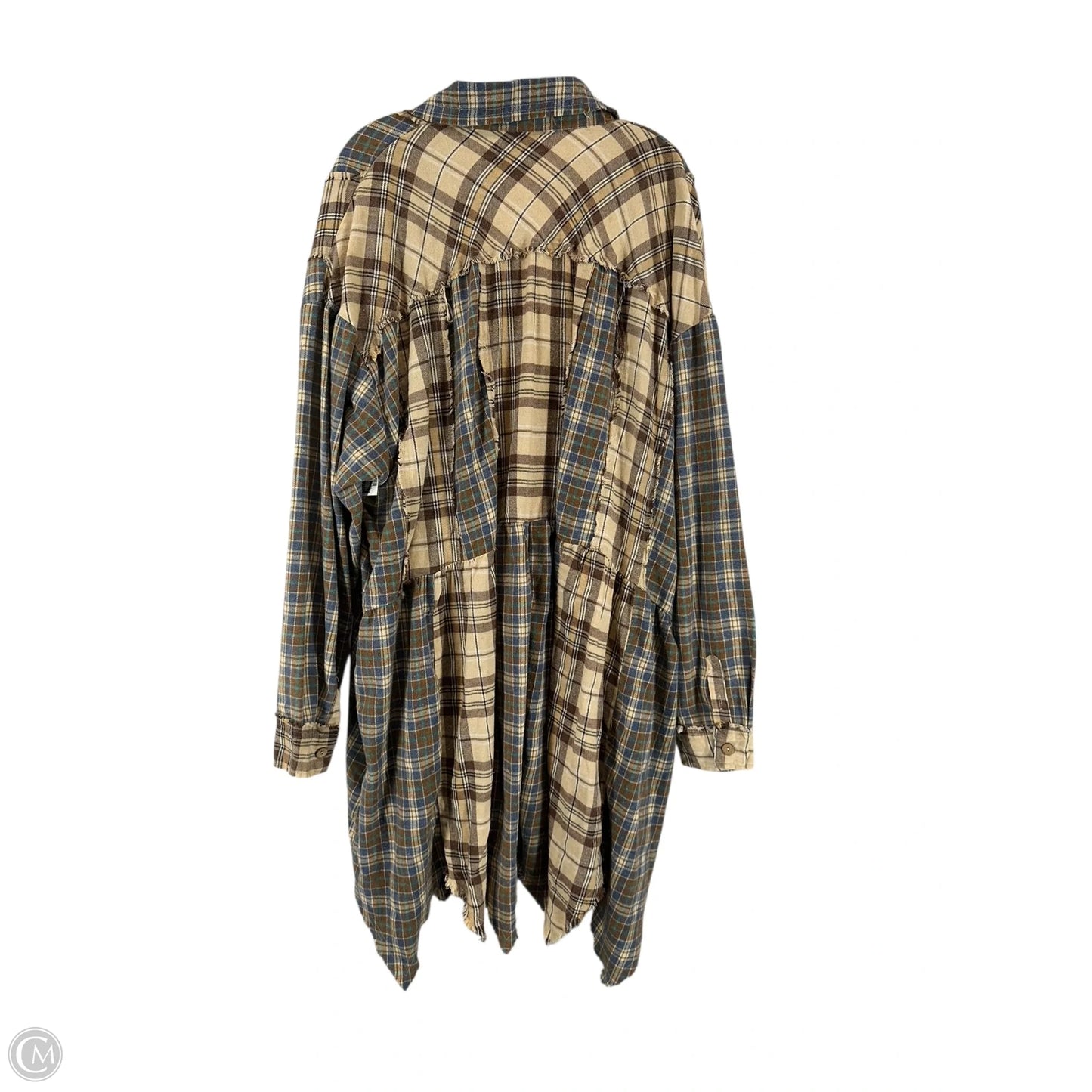 Dress Casual Maxi By Oli & Hali In Plaid Pattern, Size: Xl