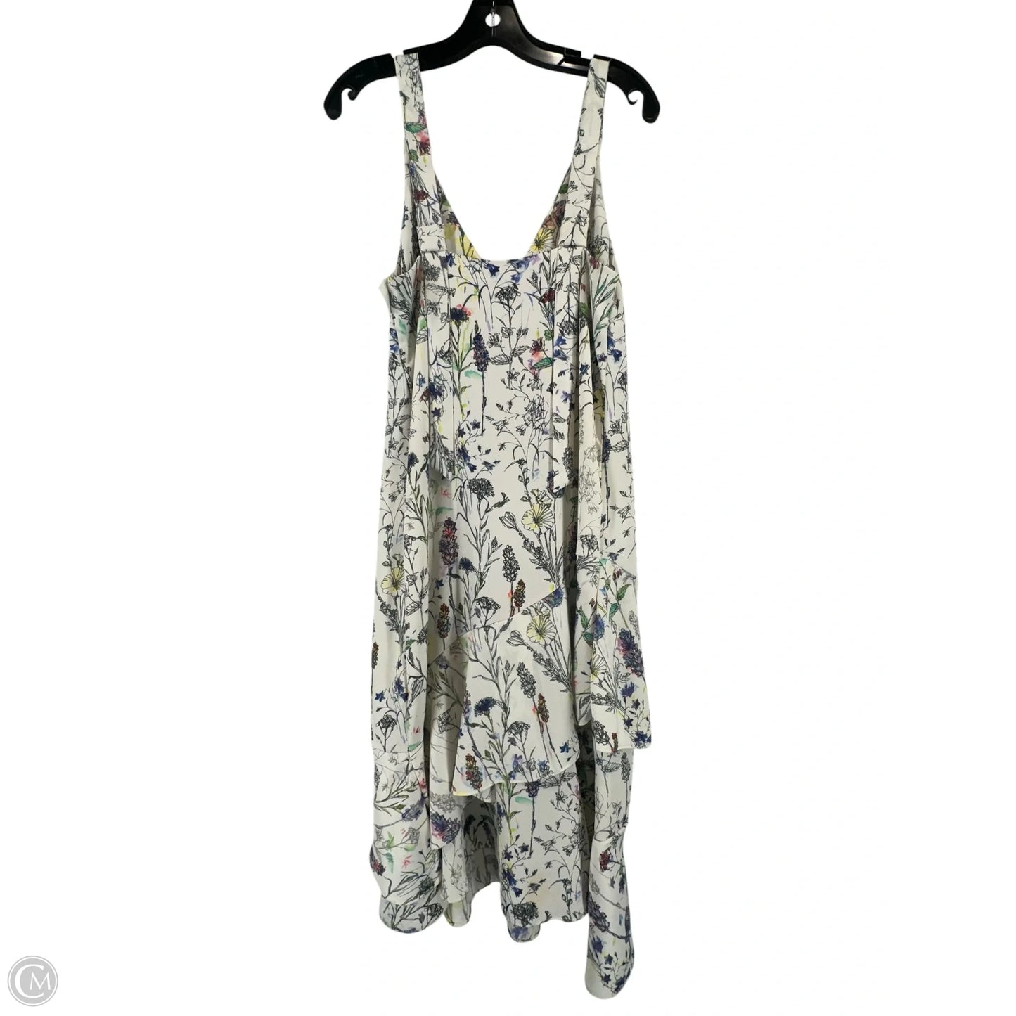 Dress Casual Midi By H&m In White, Size: 6