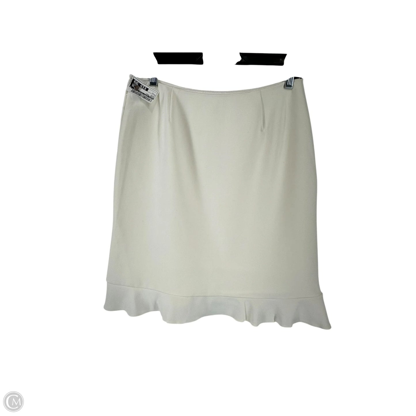 Skirt Midi By White House Black Market In Cream, Size: 4
