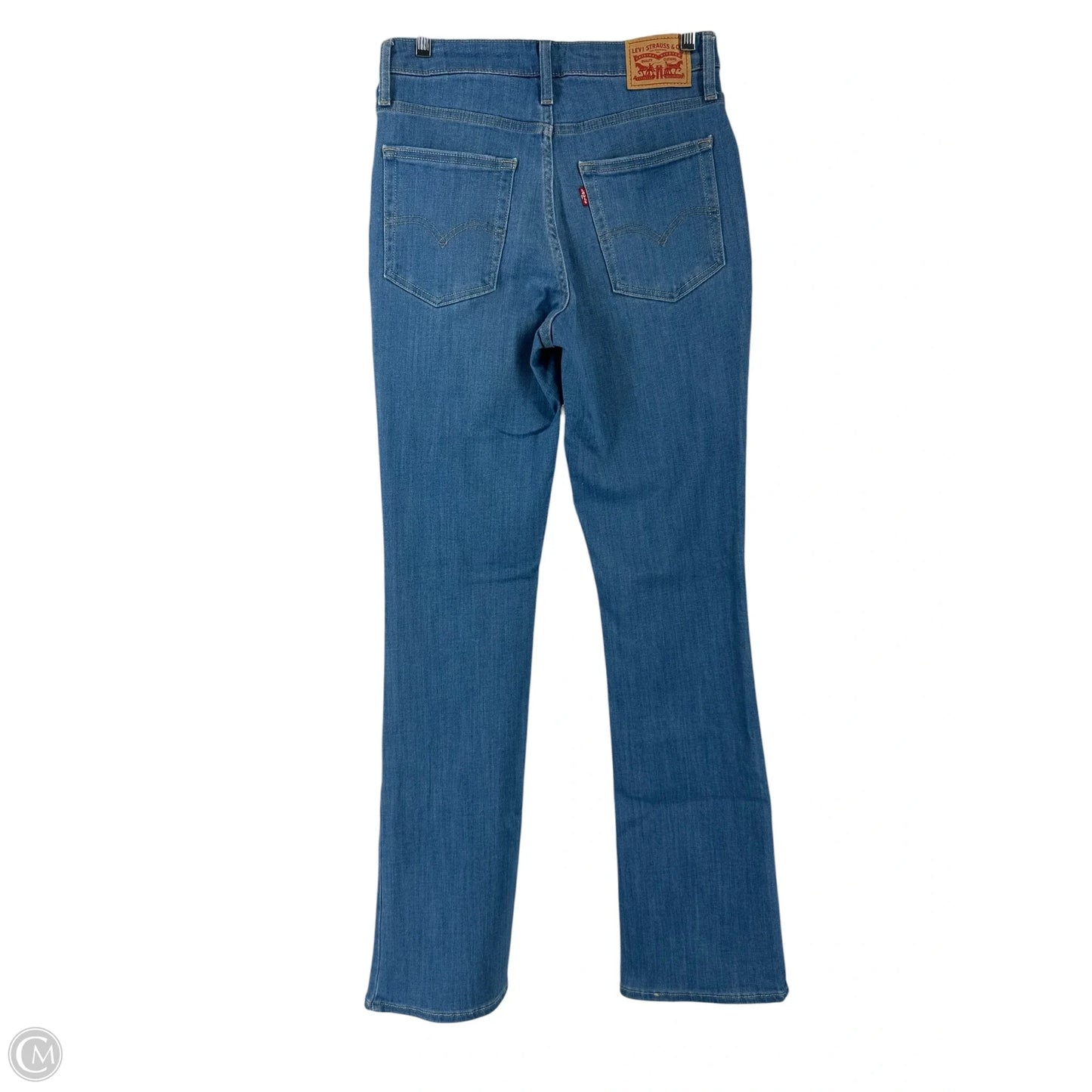 Jeans Flared By Levis In Blue Denim, Size: M