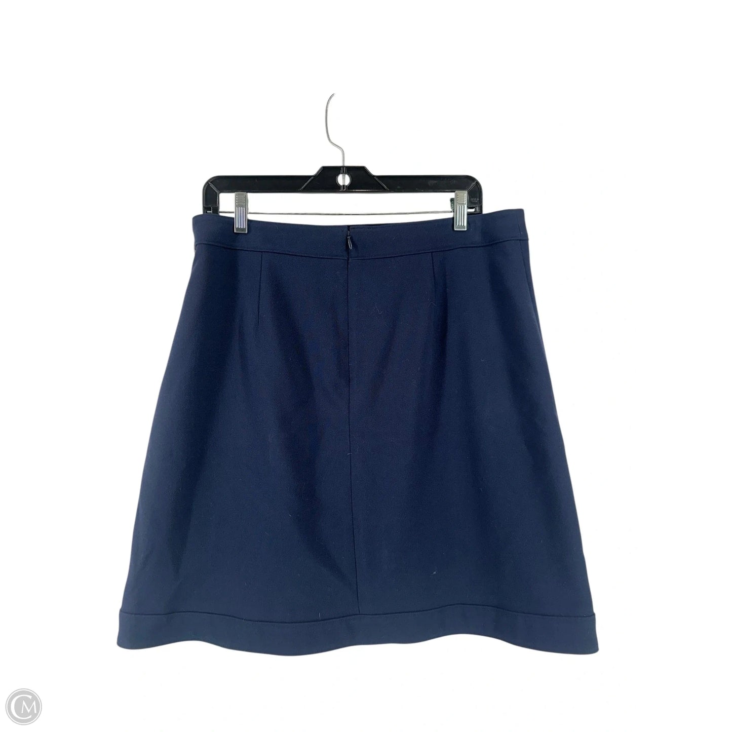 Skirt Midi By Ann Taylor In Navy, Size: 12